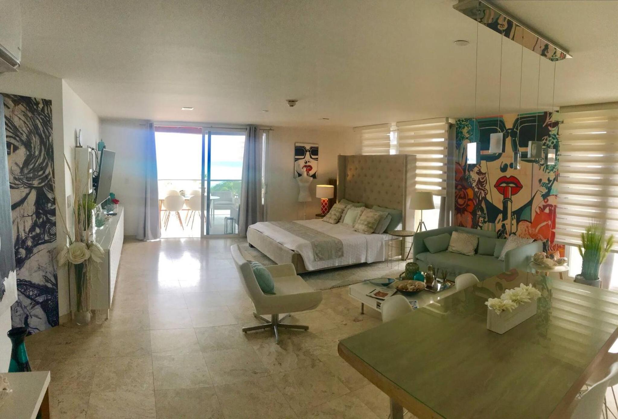 Modern Loft ,eagle Beach ,oasis Condo view 3