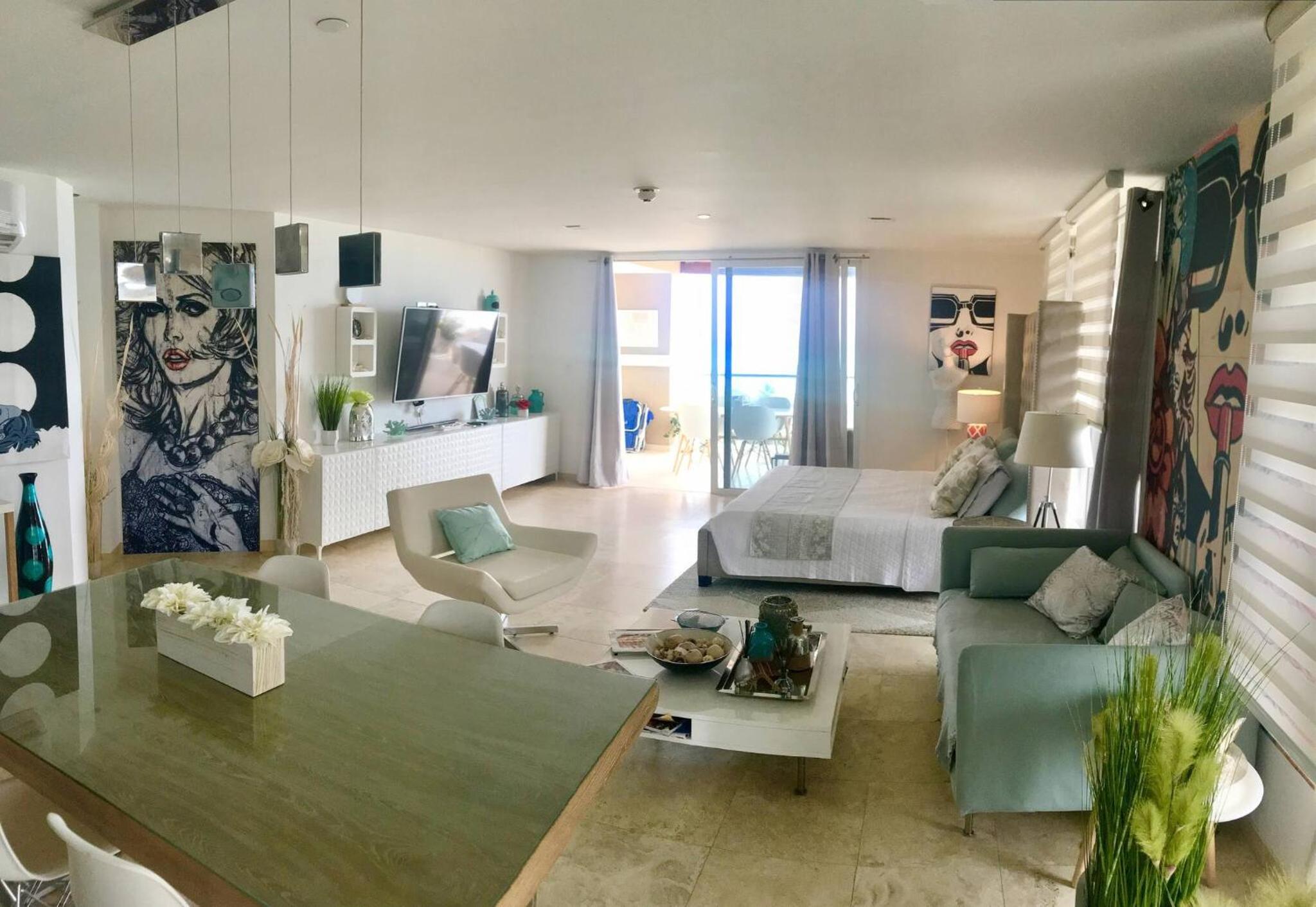 Modern Loft ,eagle Beach ,oasis Condo view 4
