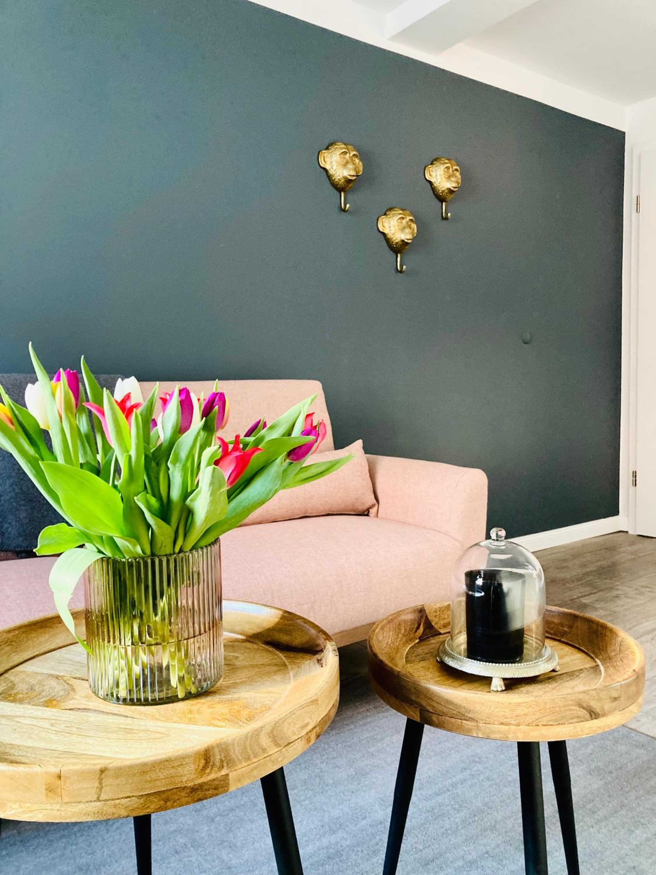 Die Stader Ferienwohnung mit Terrasse en Stade — lounge