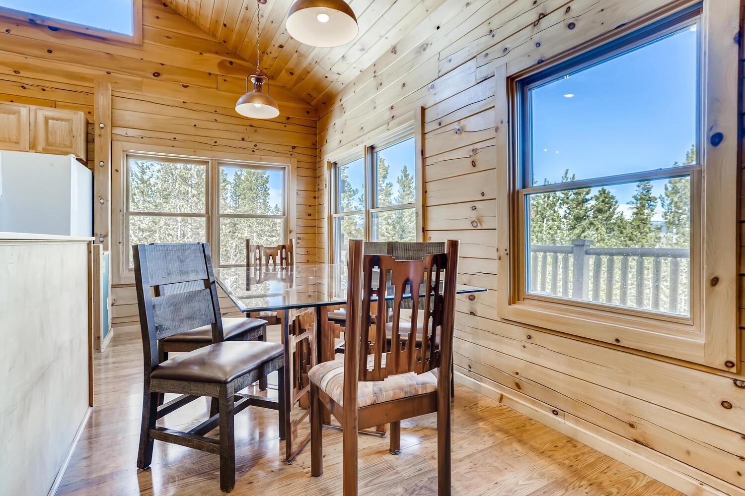 Large acreage welcomes the whole family, with space to enjoy outside and inside - Alpine Vista Cabin view 4