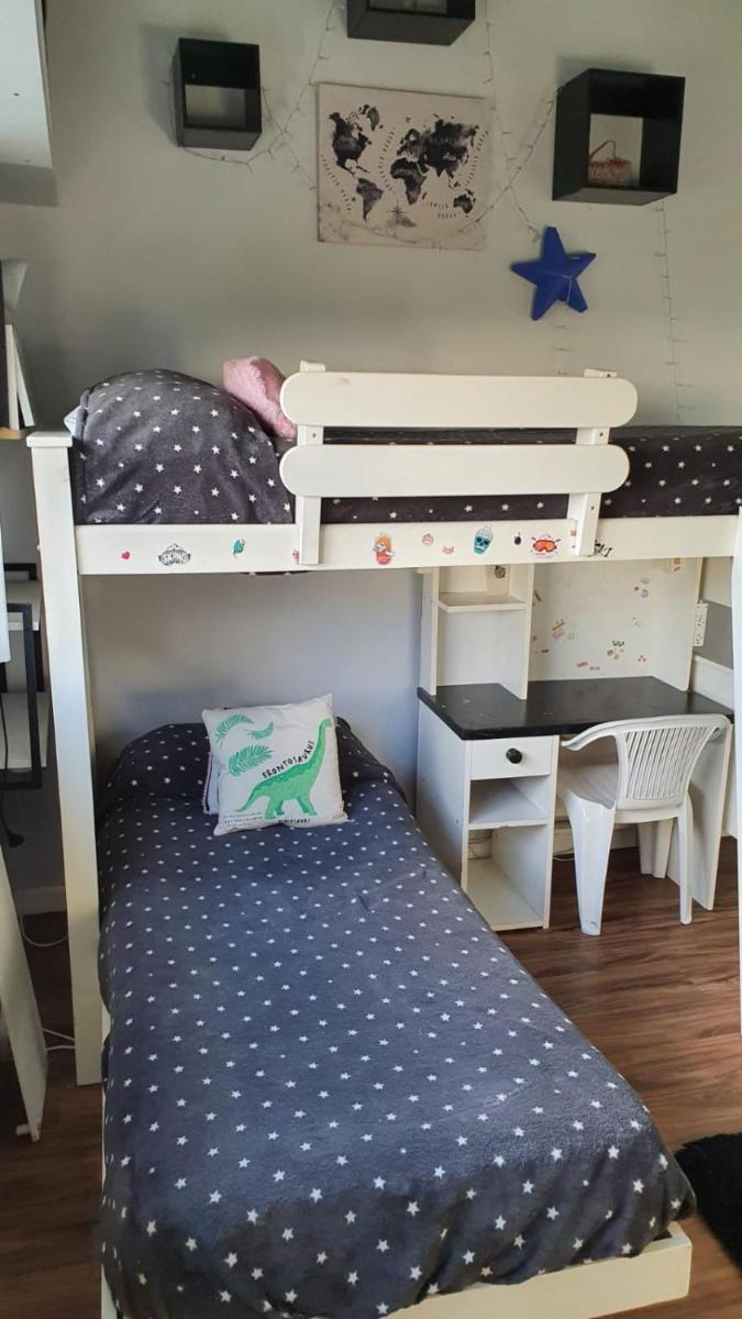Alquiler temporario de Triplex 3 ambientes con parque y parrilla en Constitución, Mar del Plata