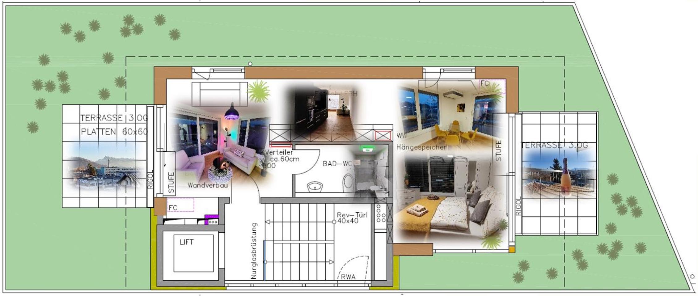 Penthouse Flat Carolina in Salzburg Stadt