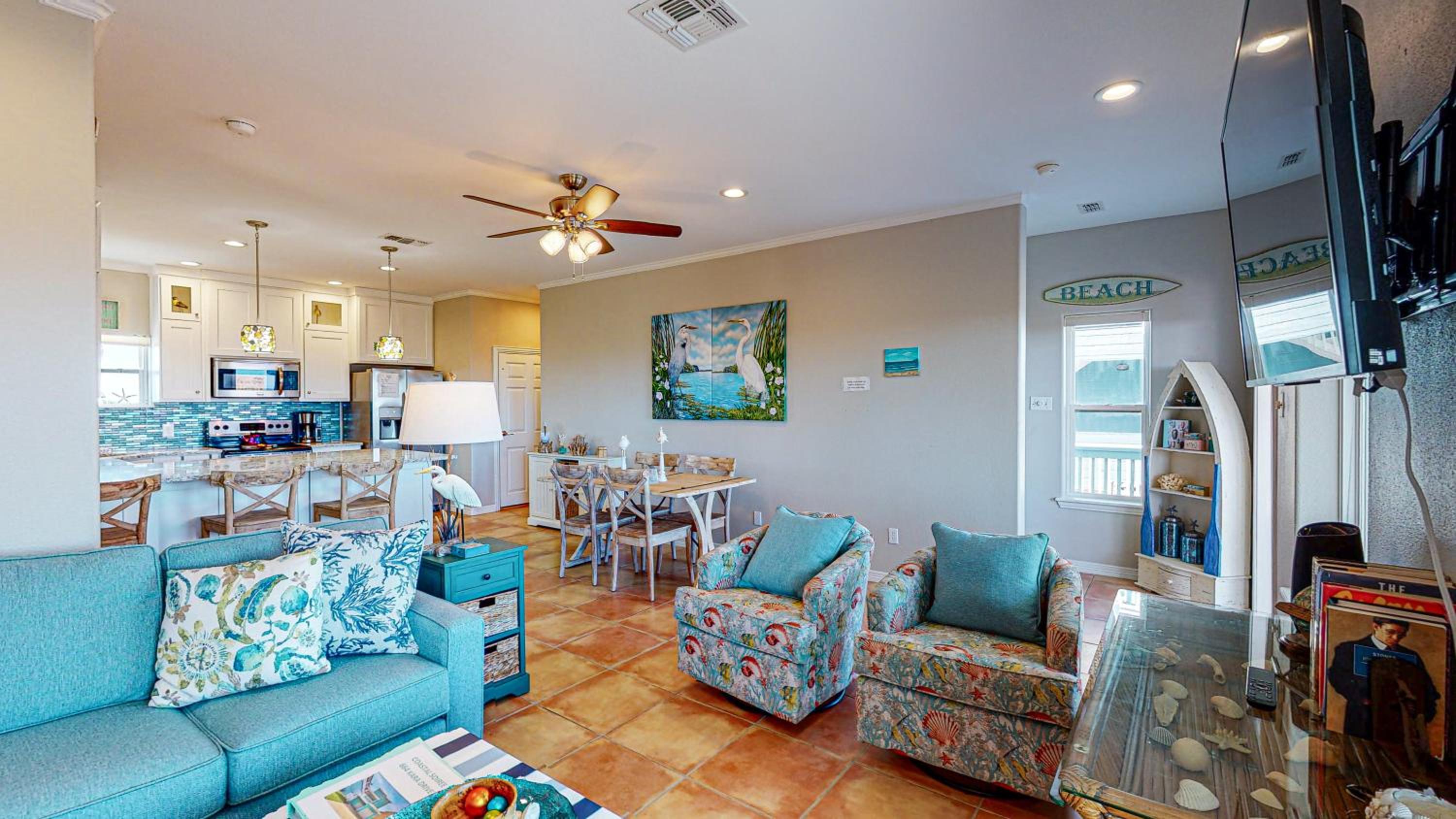 KD664 4BR Home, Full Gulf Views From Third Floor Balcony, property features 1st Floor Game Room view 4