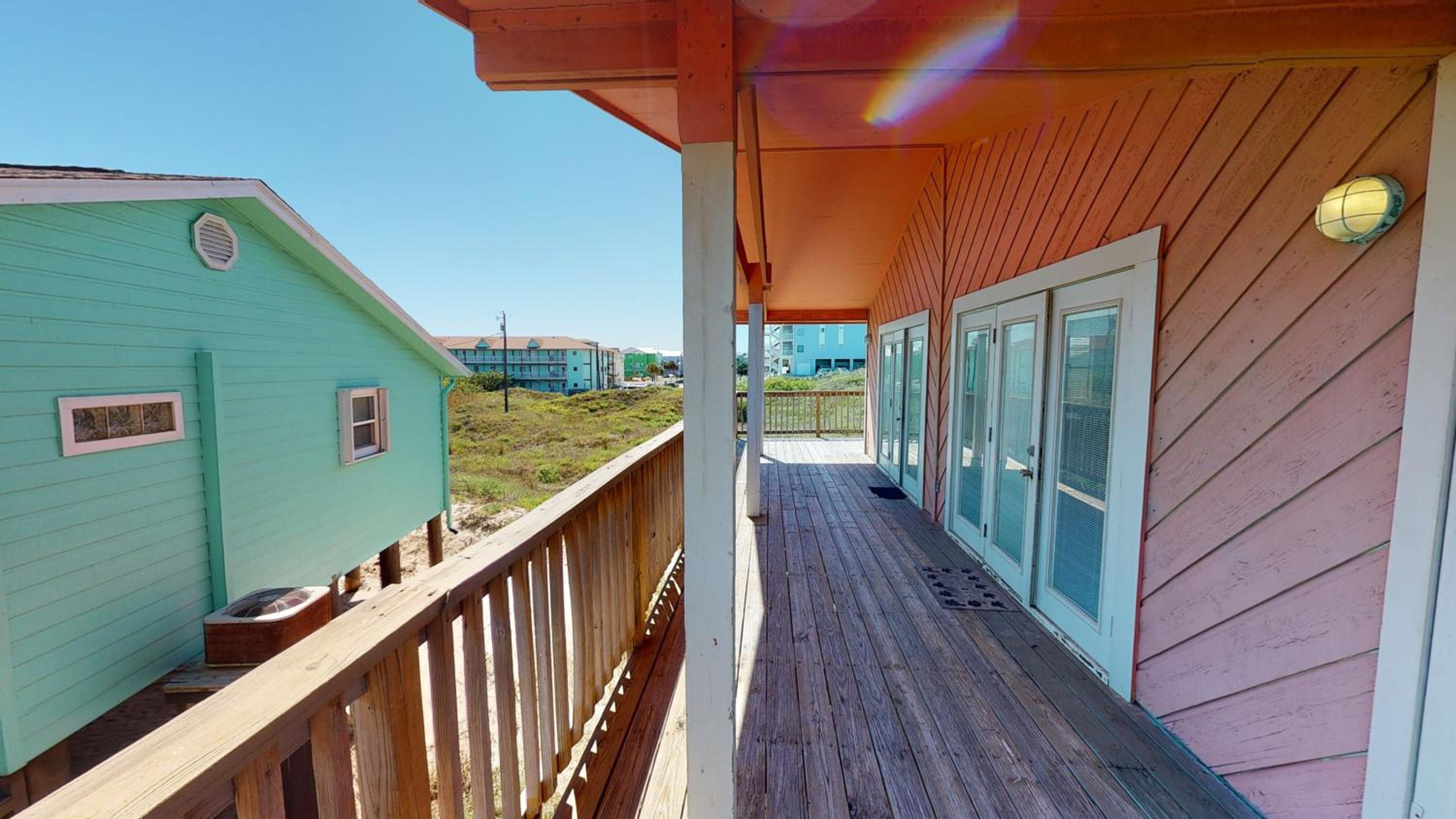 LP10 Beach House on Stilts, Ocean View from Back Porch, Boardwalk, Outdoor Shower view 5