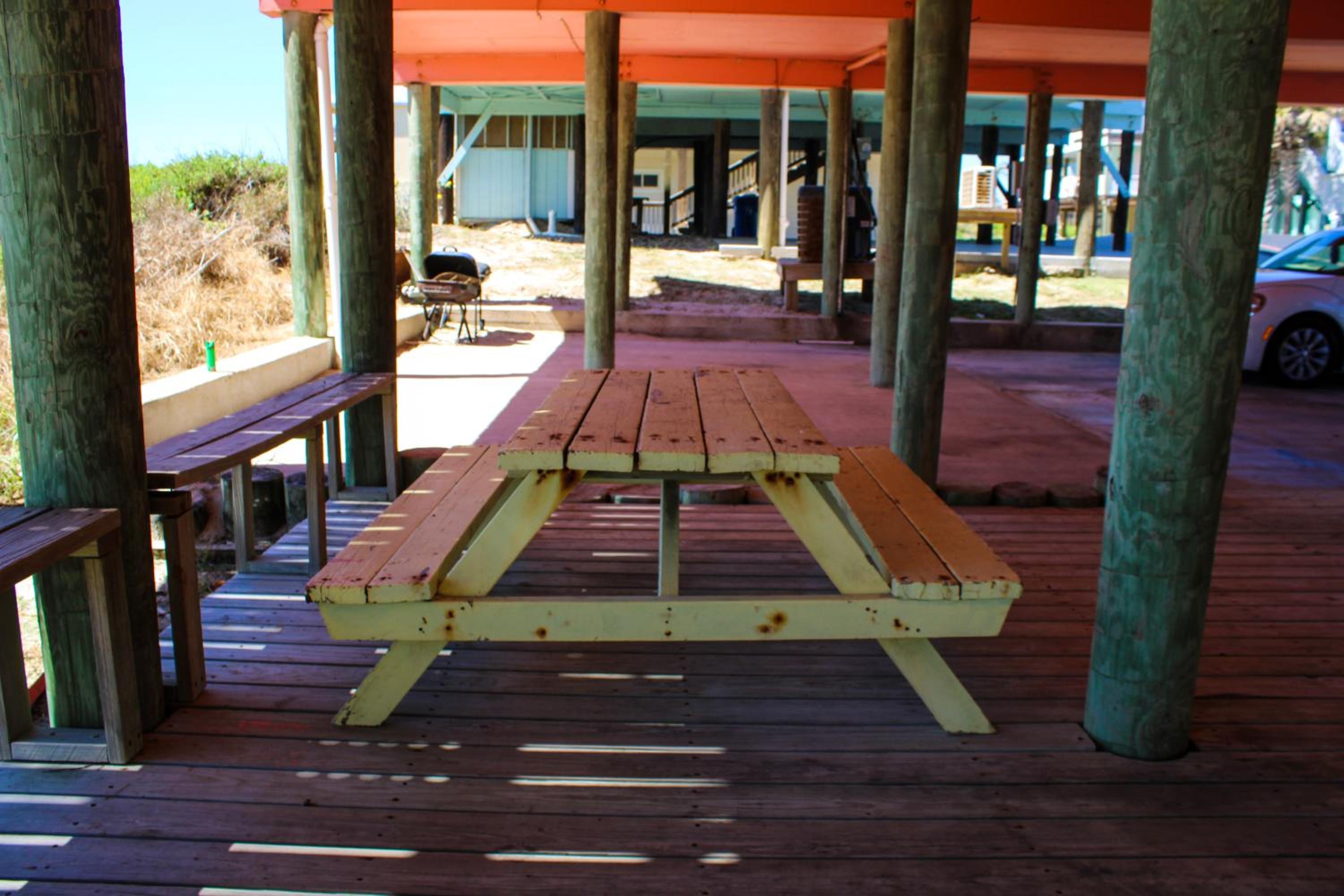 LP10 Beach House on Stilts, Ocean View from Back Porch, Boardwalk, Outdoor Shower view 4