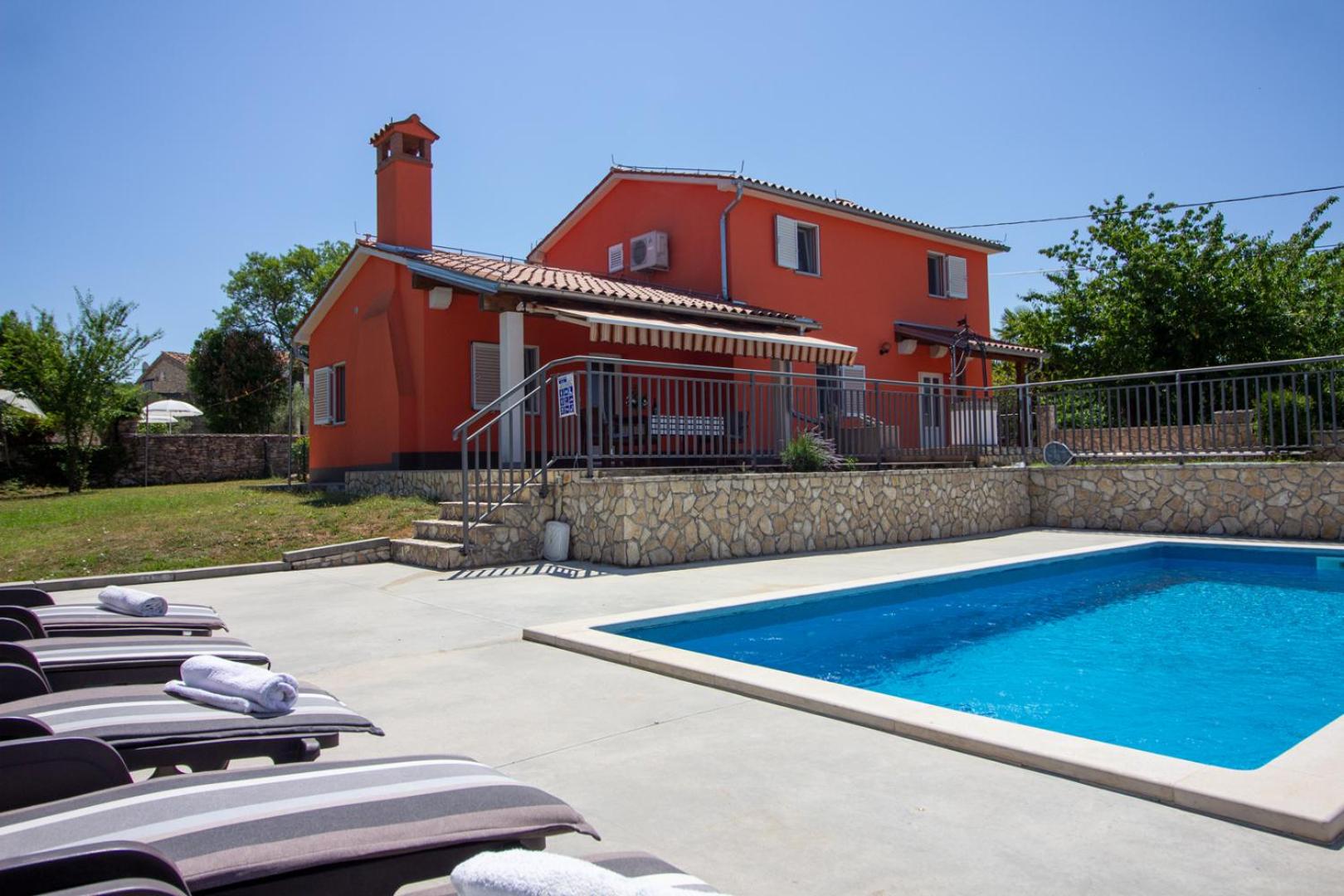 Cozy villa Marina with private pool in Labin view 4