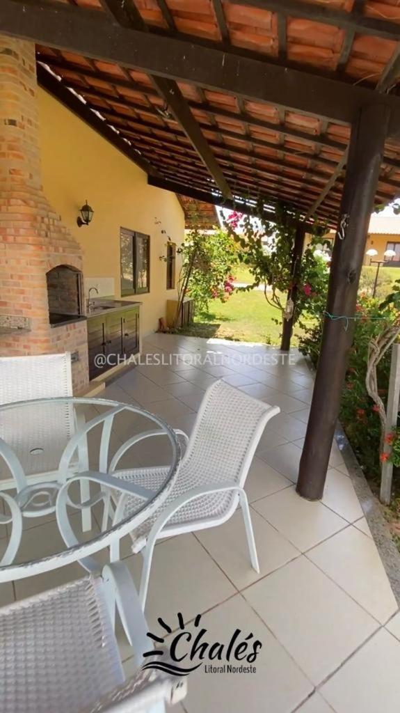 Chalé com piscina privada vista mar-Zumbi-RN