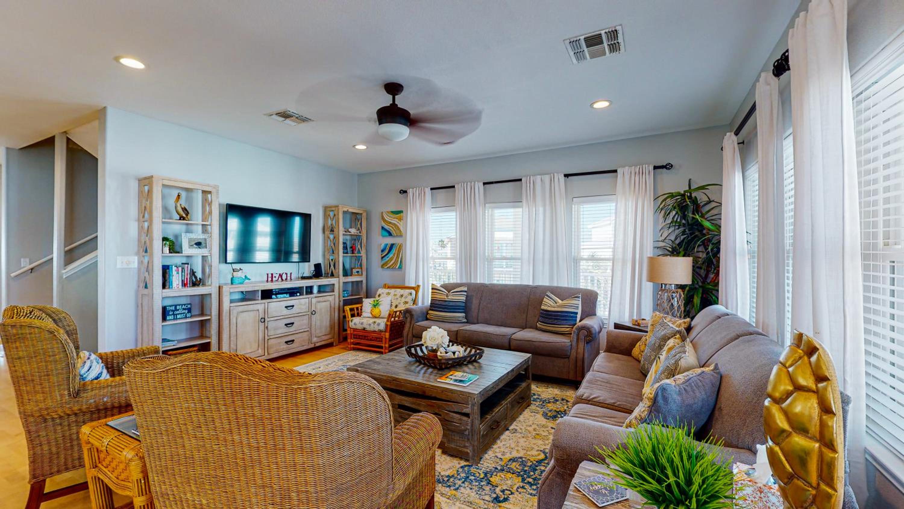 RD385 Dreamsicle Large Home in Gulfside Neighborhood, Shared Pool, Boardwalk to Beach view 5