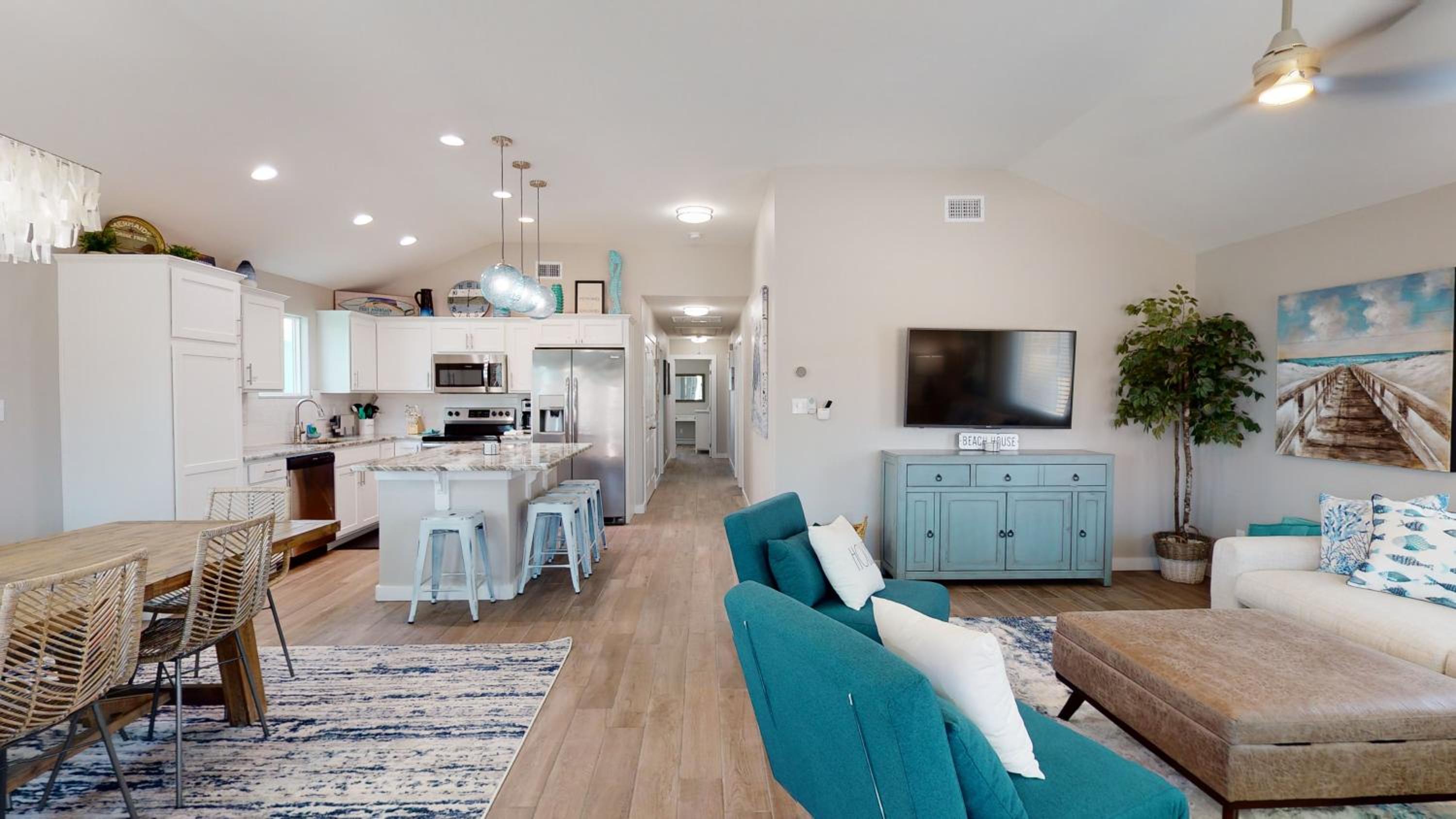SE1806 Spacious Stilt Home, Private Heated & Cooled Pool, Short Walk To Beach, Kid Friendly Home view 5