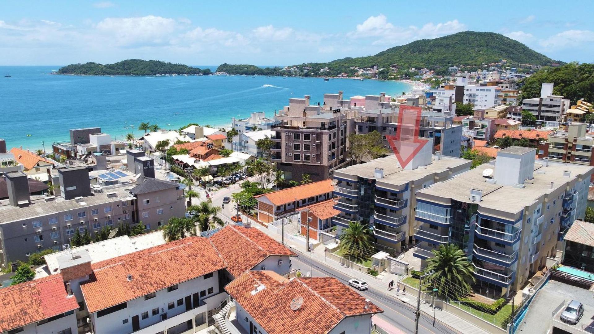 1042 - Apartamento no centro de Bombinhas - Residencial Águas Azuis Apto 203 B