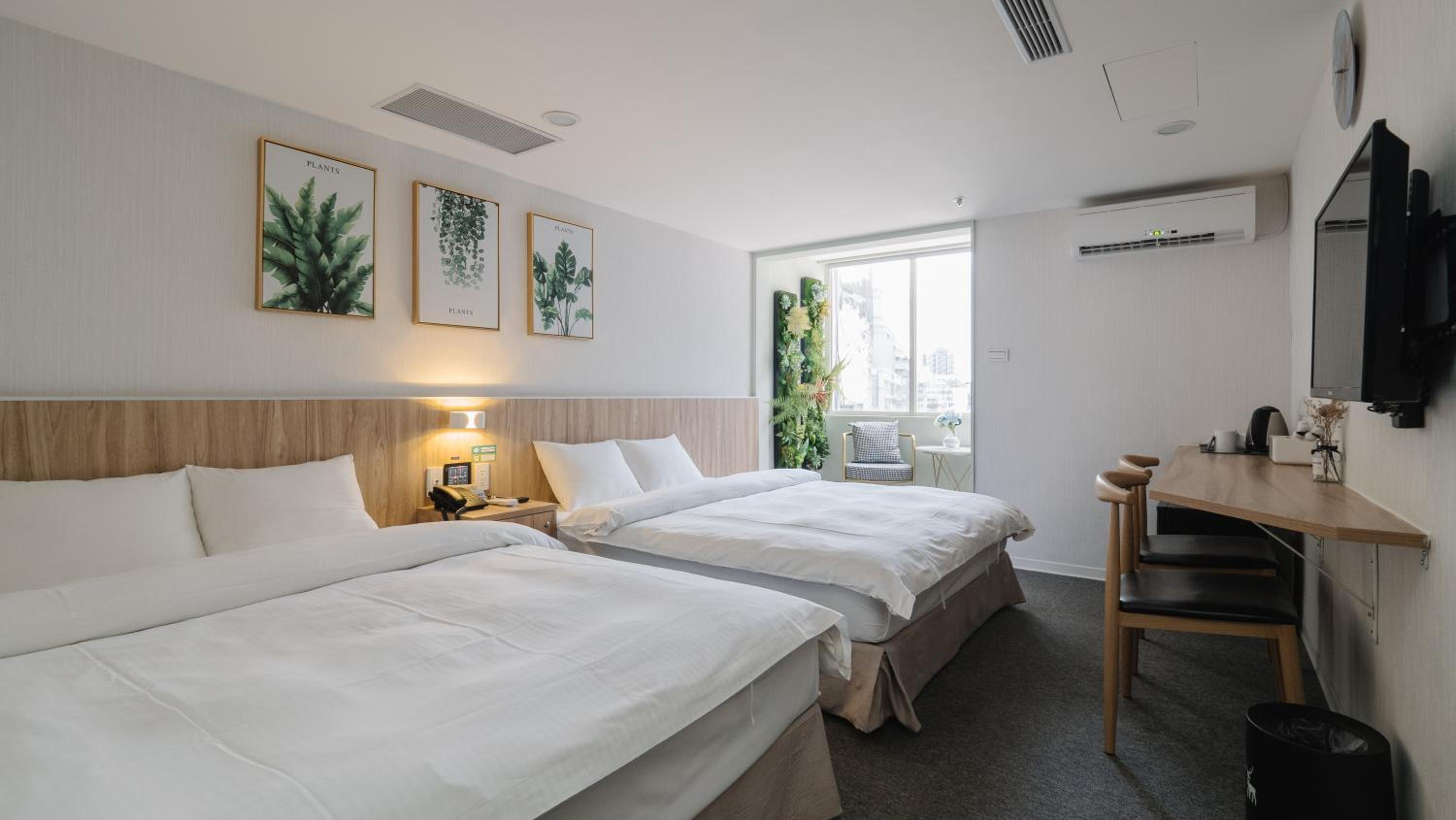 Hotel attic