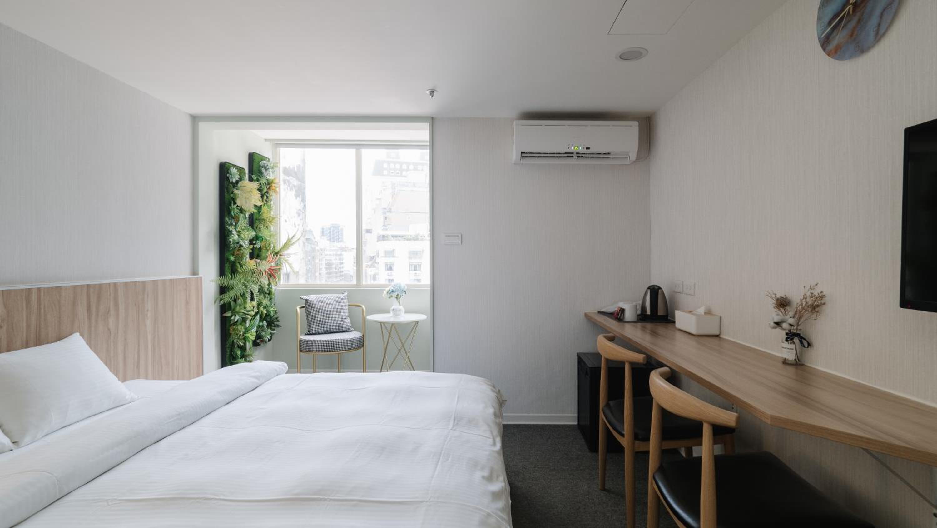 Hotel attic