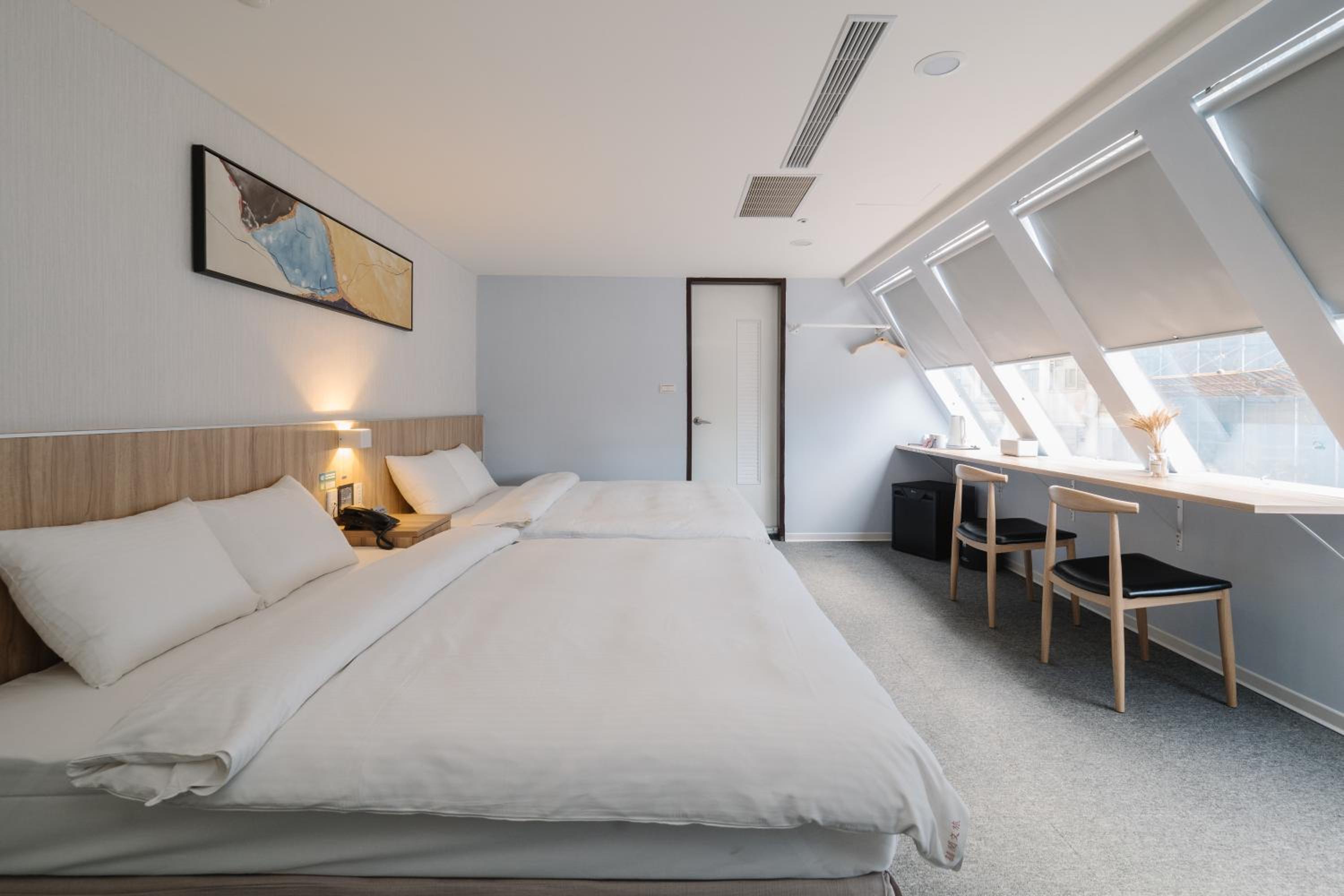 Hotel attic