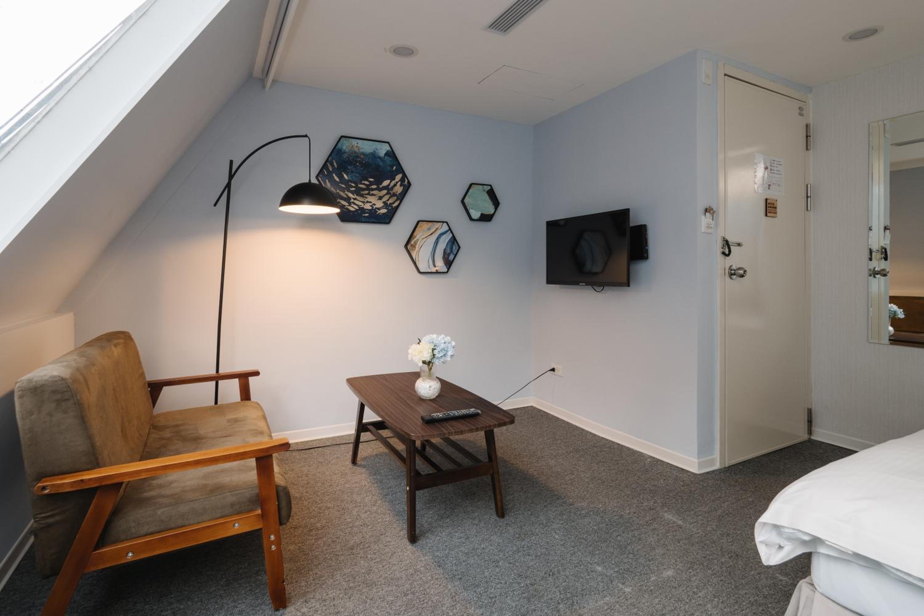 Hotel attic