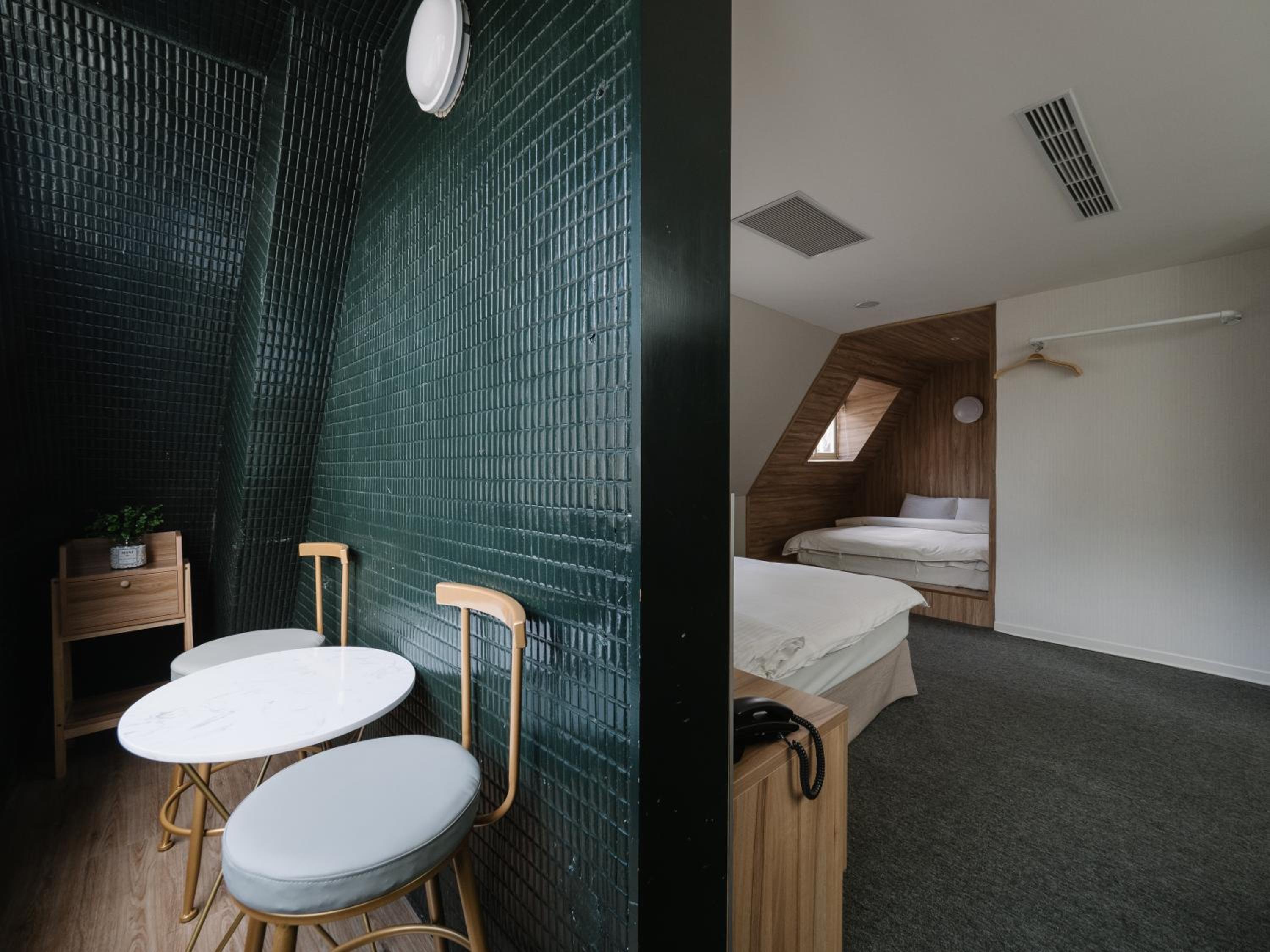 Hotel attic