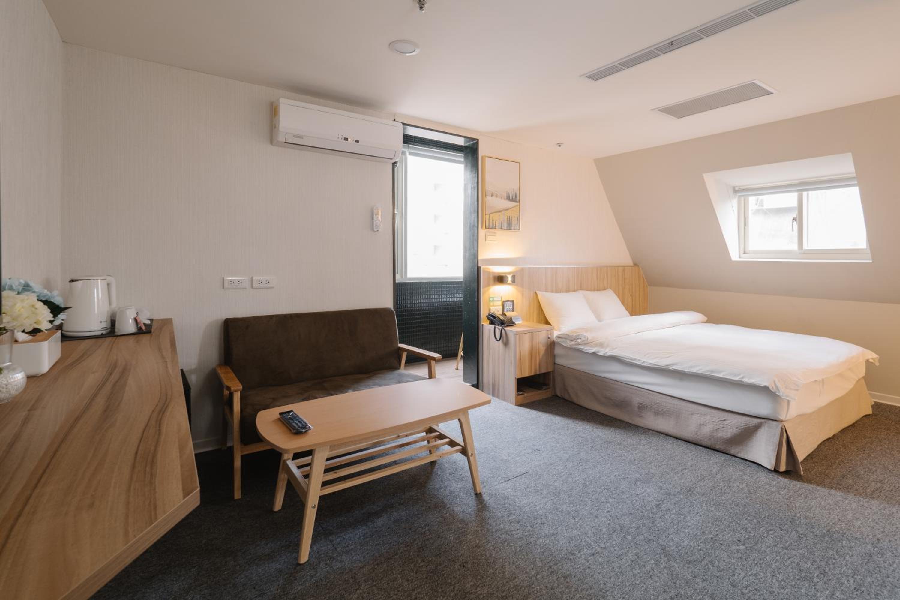 Hotel attic