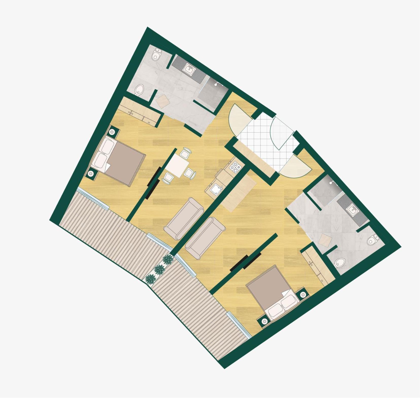 Mühlwaldhof Appartement