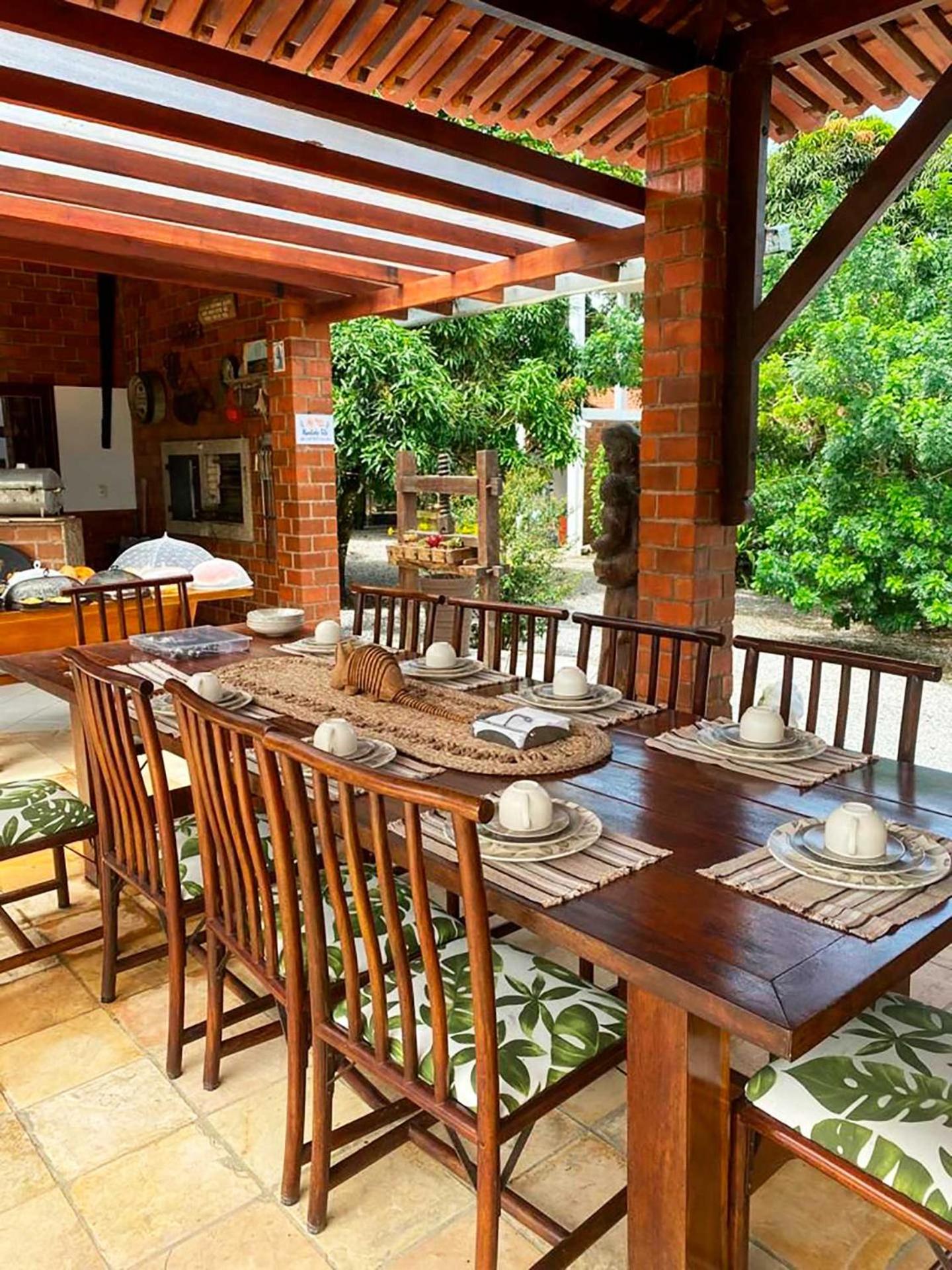 Casa de campo c vista para montanhas em Cha Grande