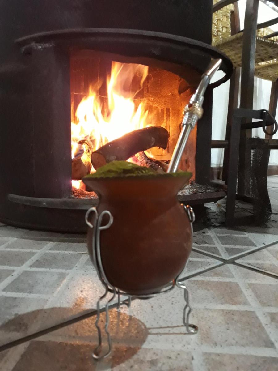 outdoor BBQ area