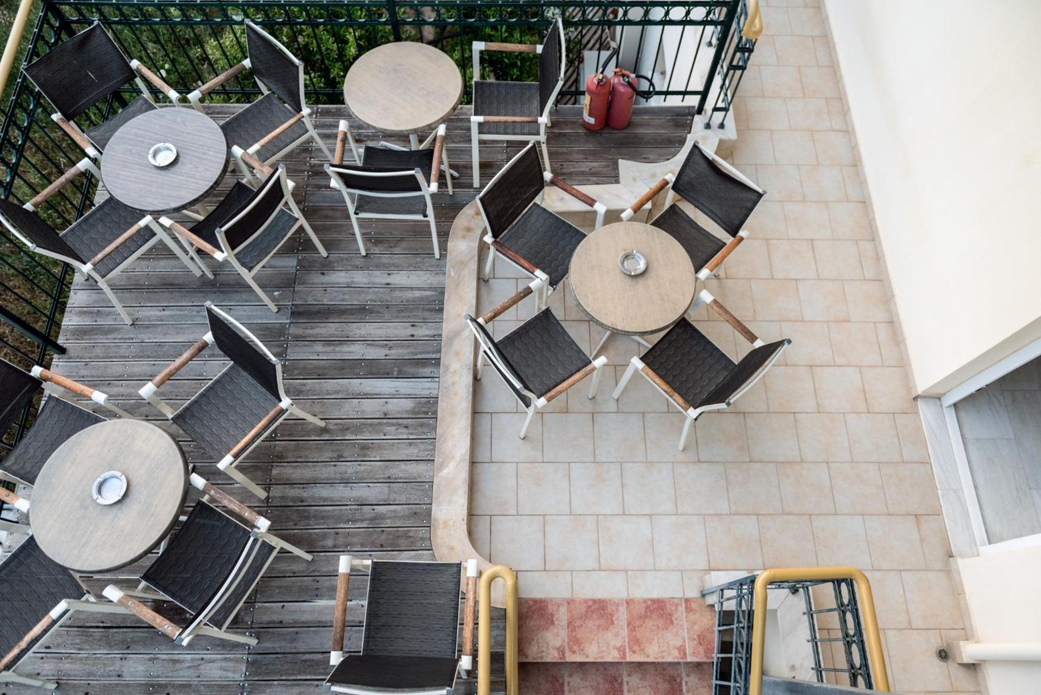 outdoor BBQ area