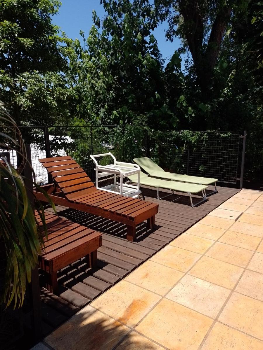 outdoor BBQ area