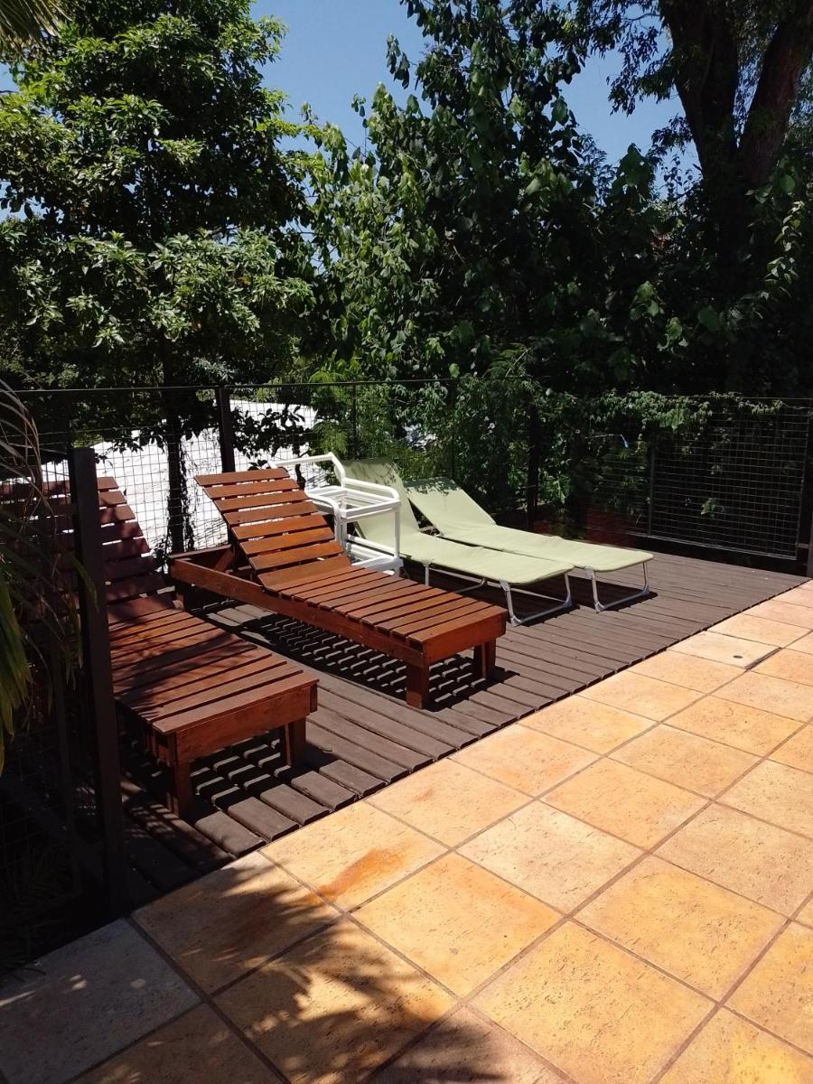 outdoor BBQ area