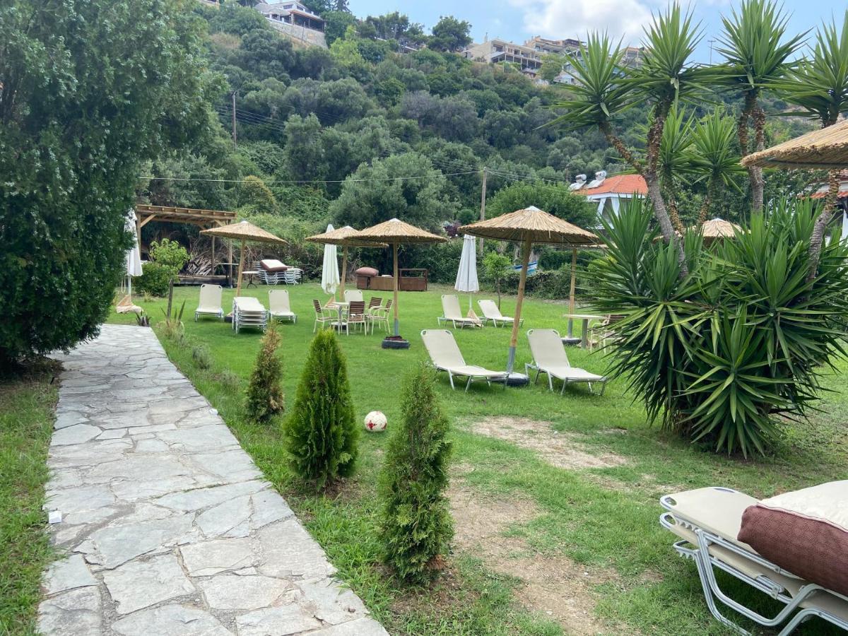 outdoor BBQ area