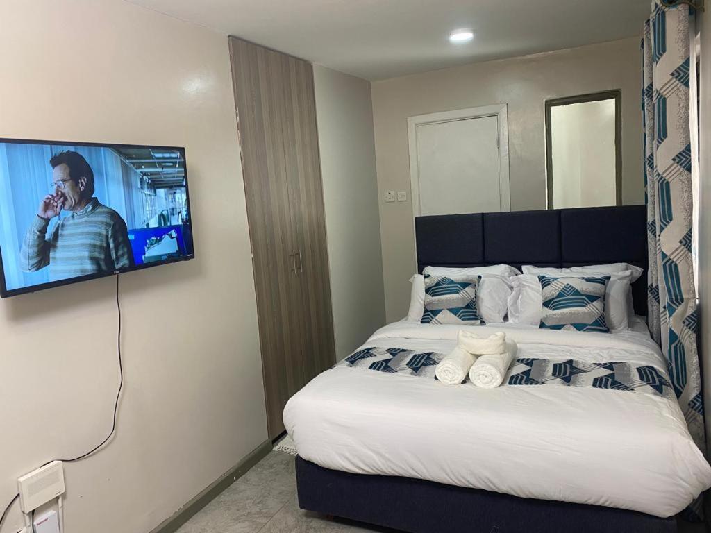 Cosy & Stylish studio apartment near JKIA, SGR with high speed WiFi, NETFLIX, free parking and secure. view 4
