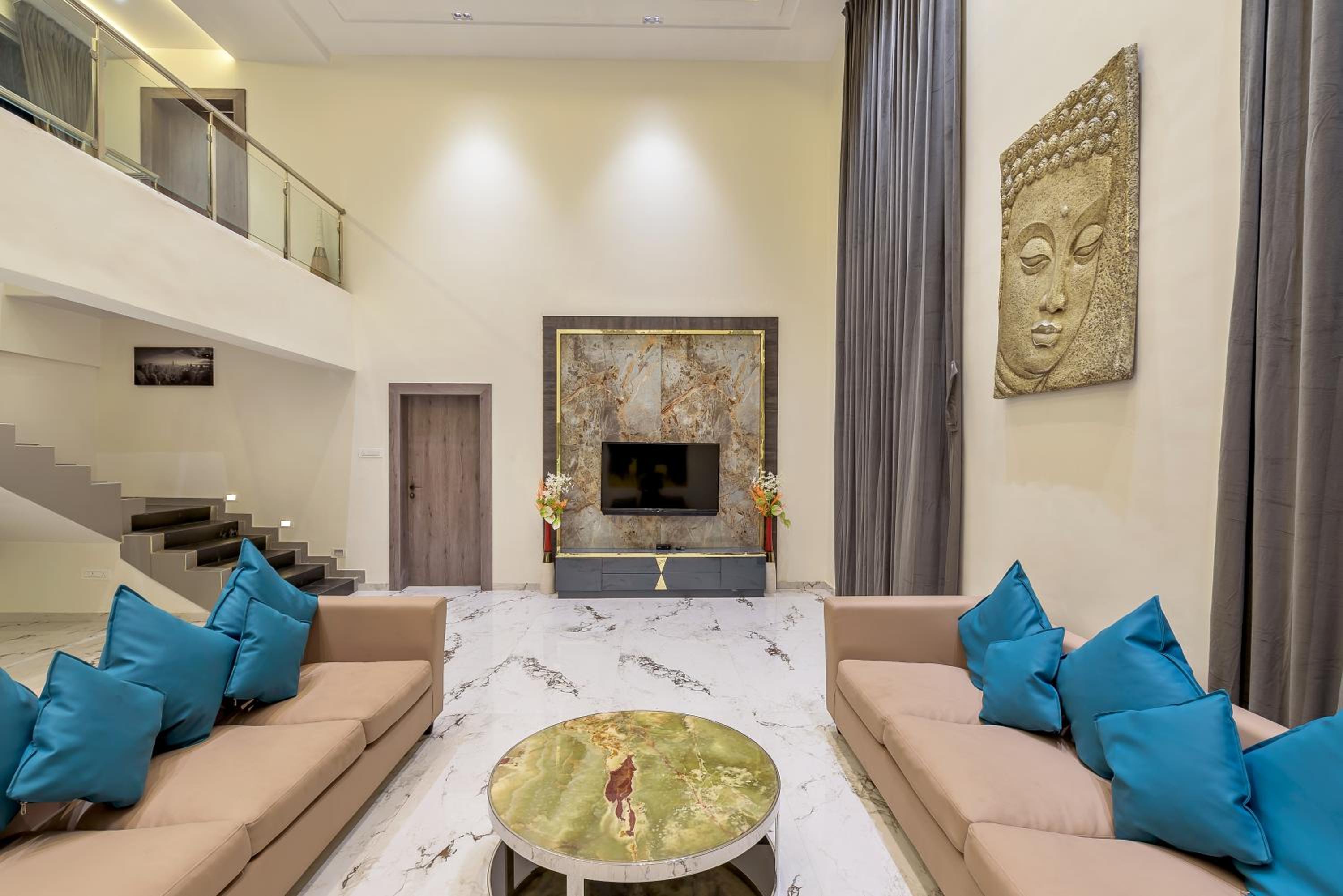 SaffronStays Palm Paradise - twin 3BR villas with pool, slides, mango plantations & outdoor games near Mumbai view 3