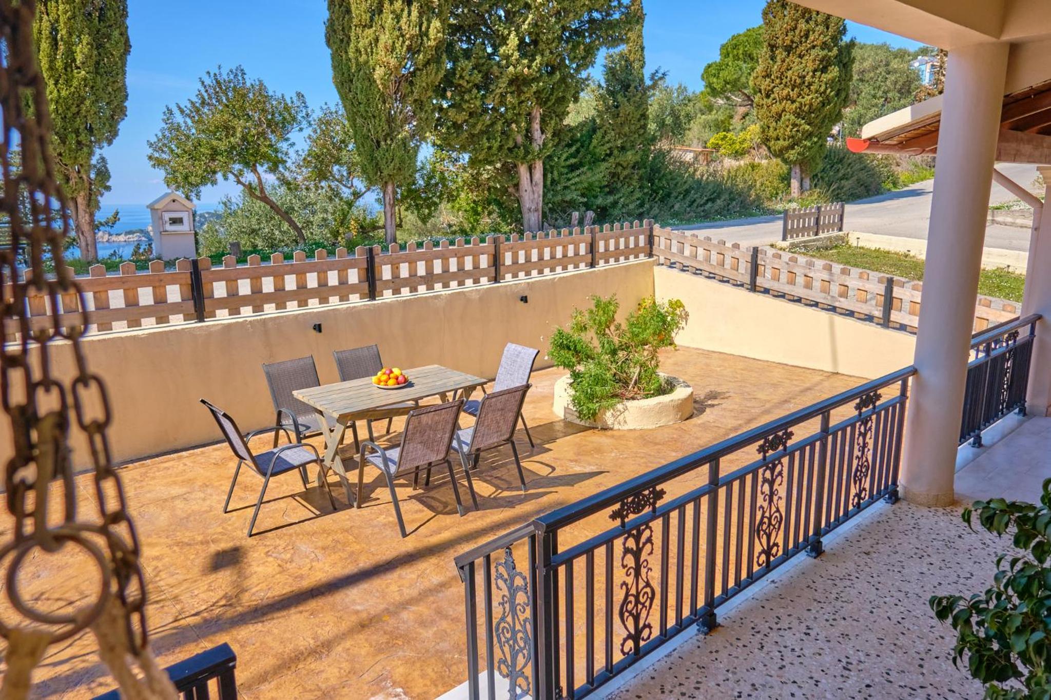 Villa Christine Afionas Corfu view 2