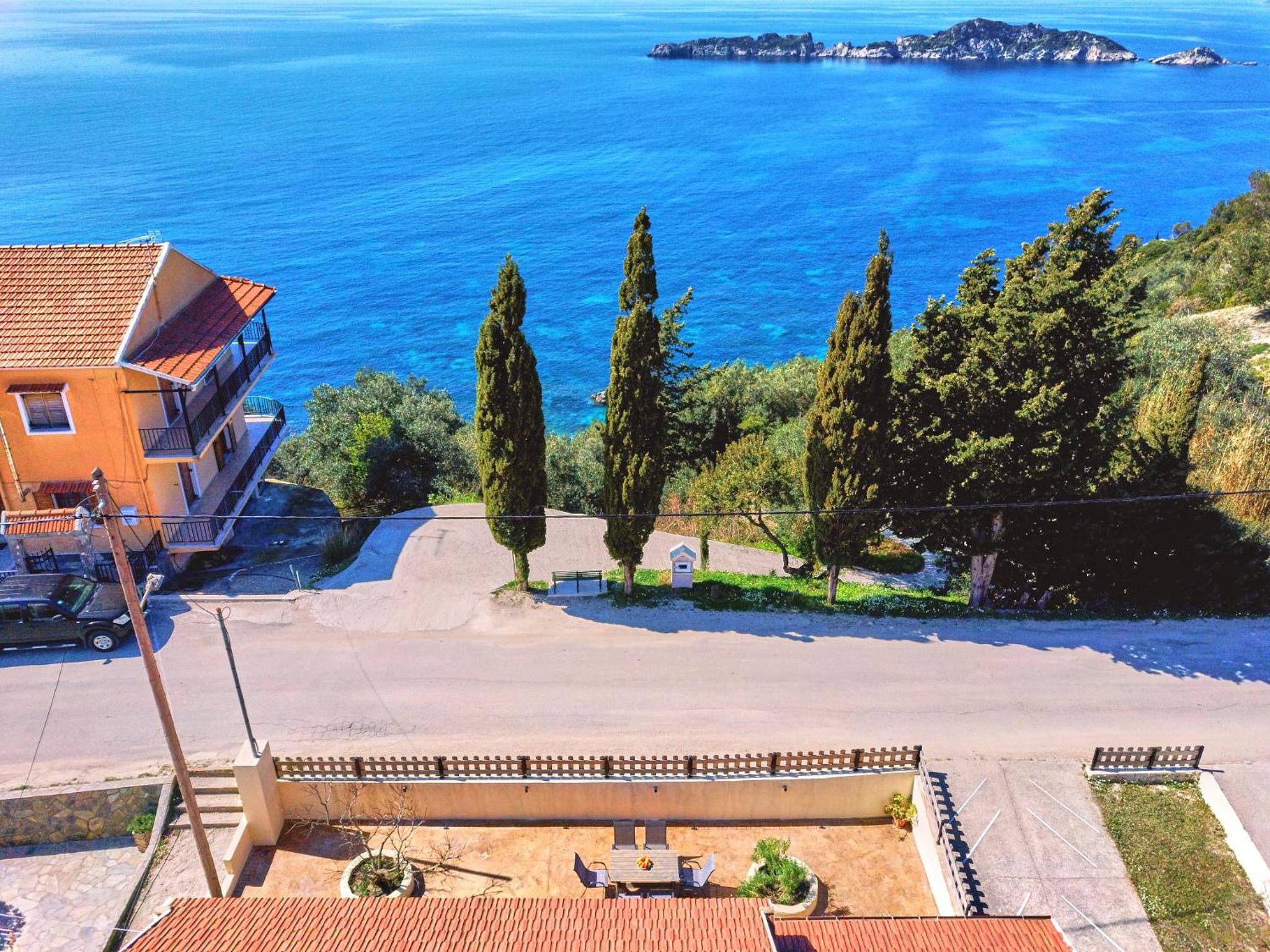 Villa Christine Afionas Corfu view 3