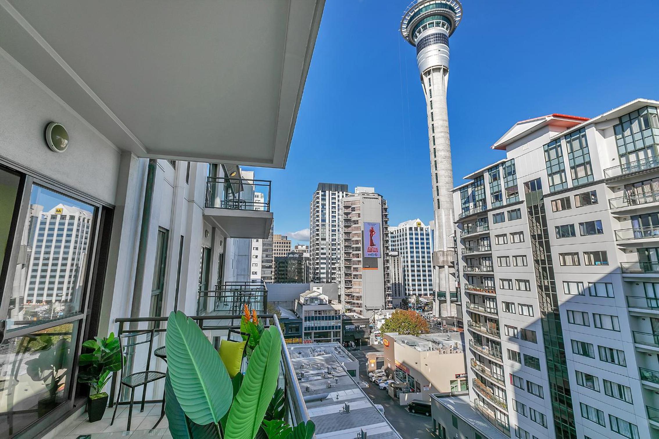Sky Tower Serenity + Rooftop Pool view 3