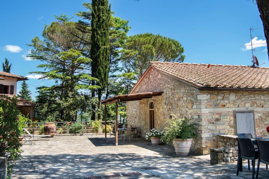 Tuscan farmhouse with spectacular views