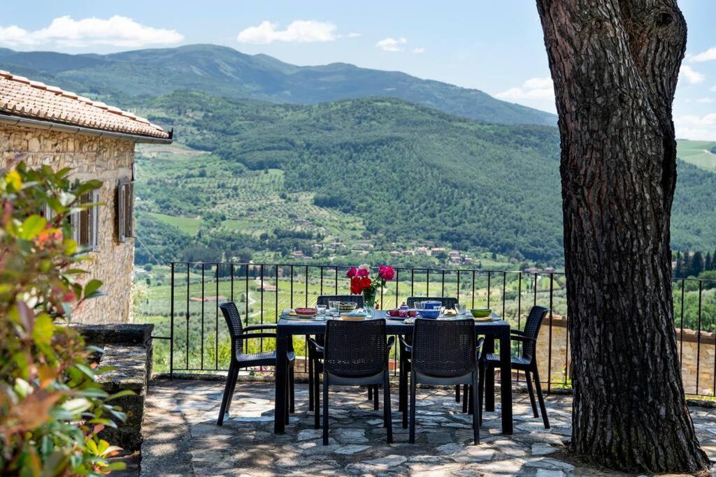 Tuscan farmhouse with spectacular views