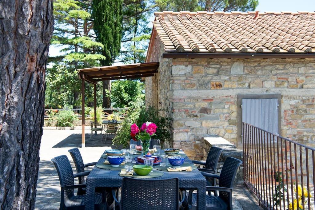 Tuscan farmhouse with spectacular views
