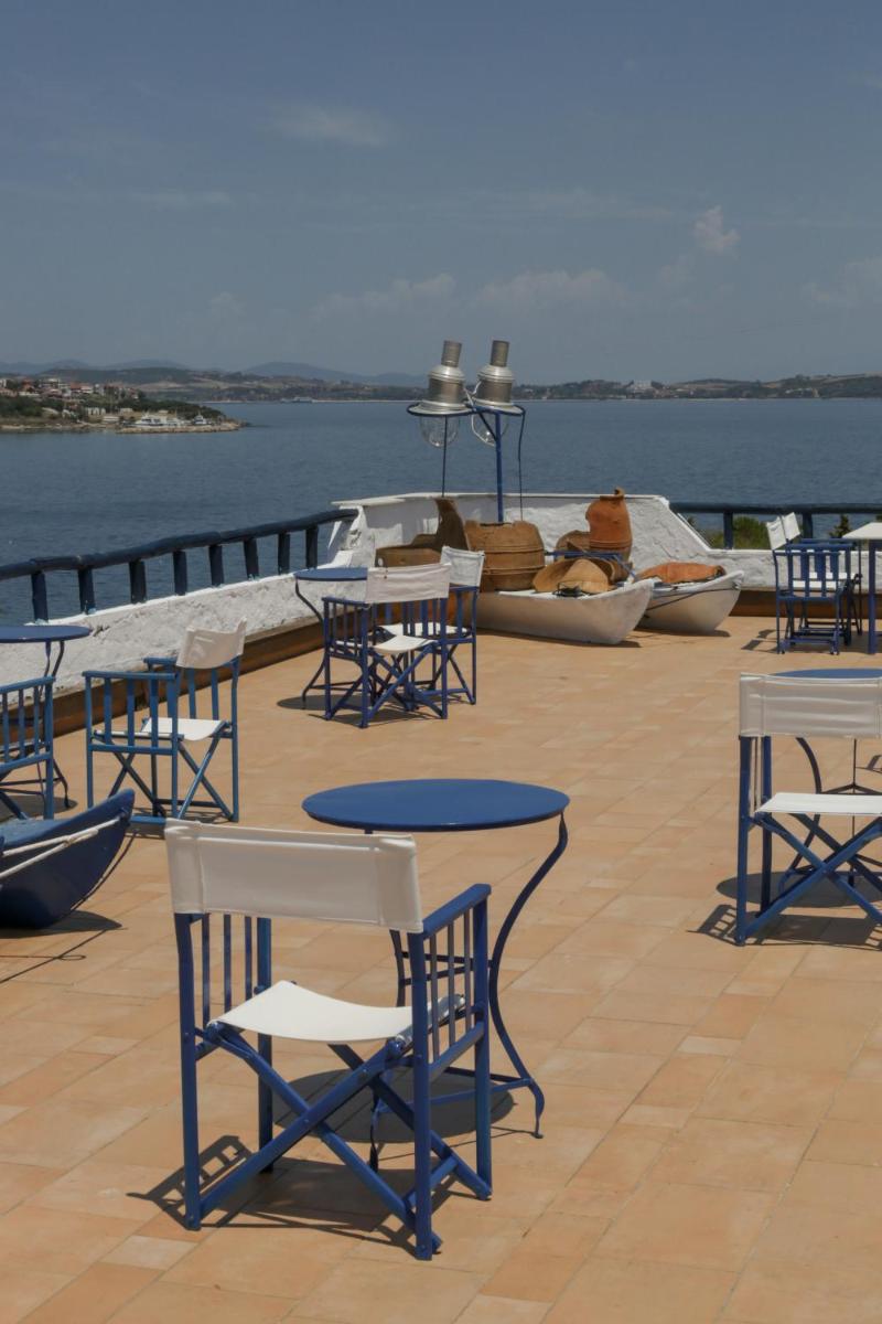 outdoor BBQ area