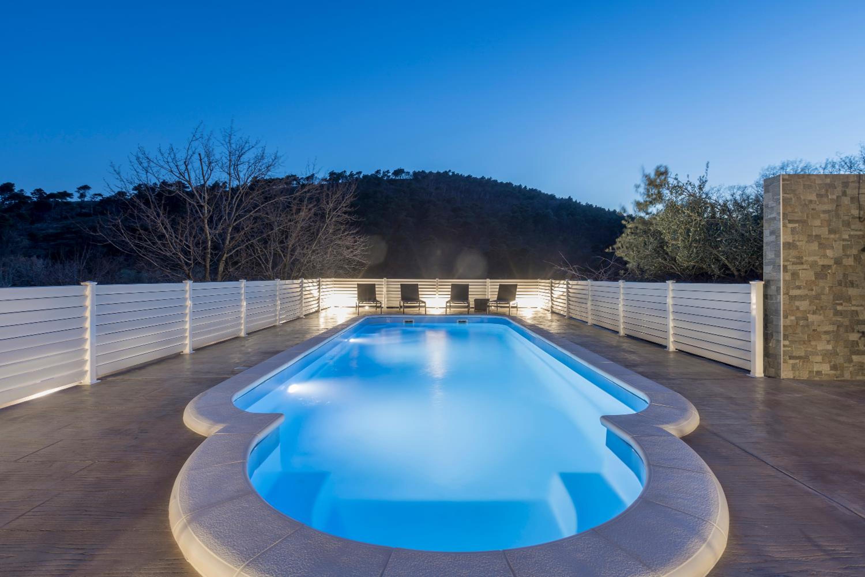 Villa Arbareto with heated swimming pool view 3