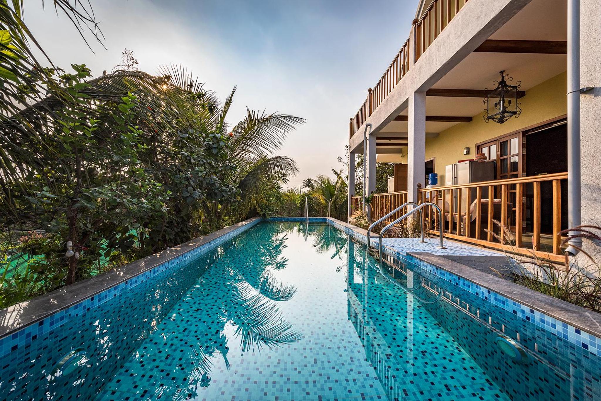 SaffronStays Happy Fields - Swimming pool farmhouse with farm views, hammocks & farm-to-table dining near Pune view 5