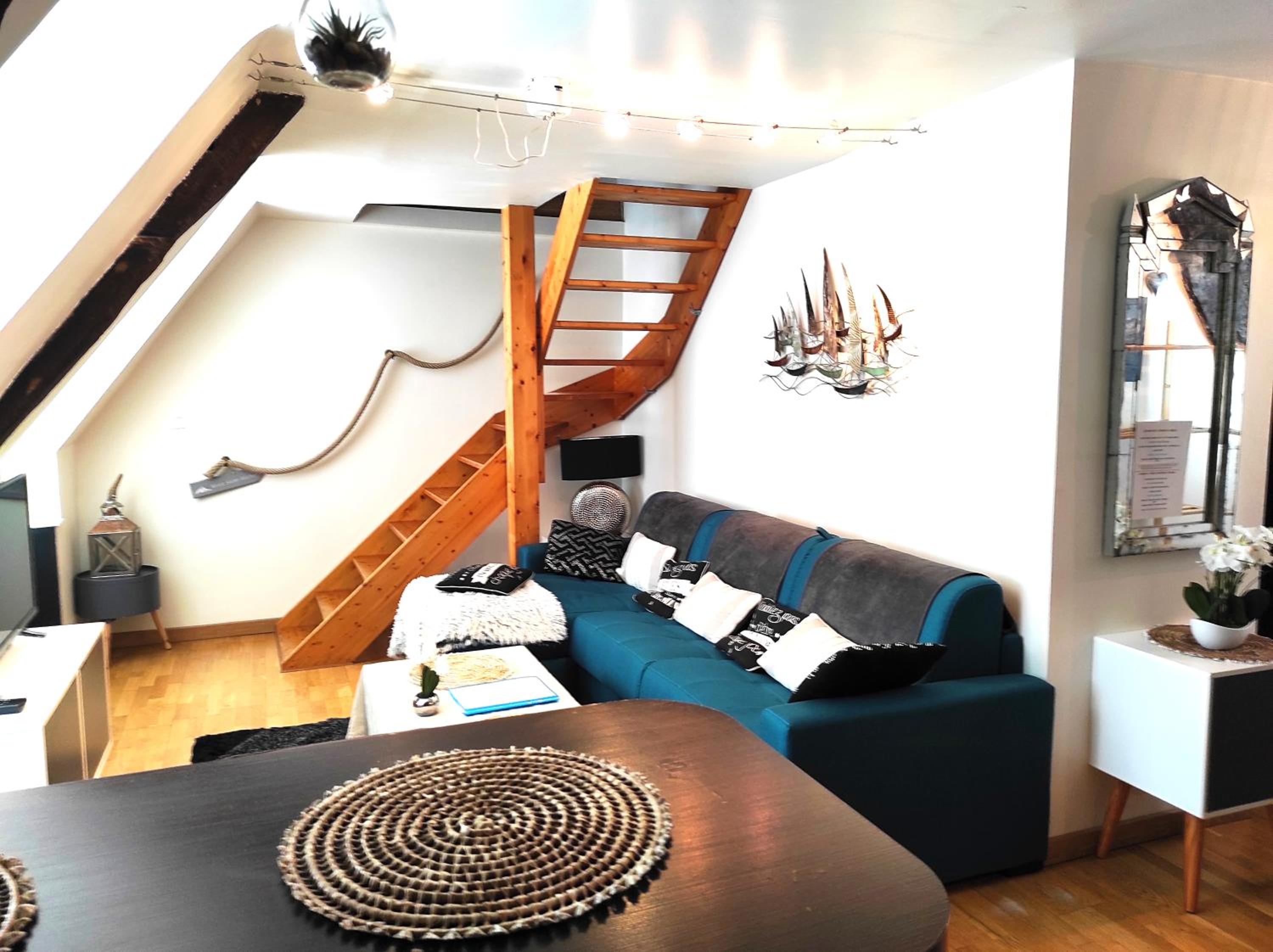 Appartement Saint Malo vue sur mer et sur intra muros, Ferry, plage et commerces à 50 m