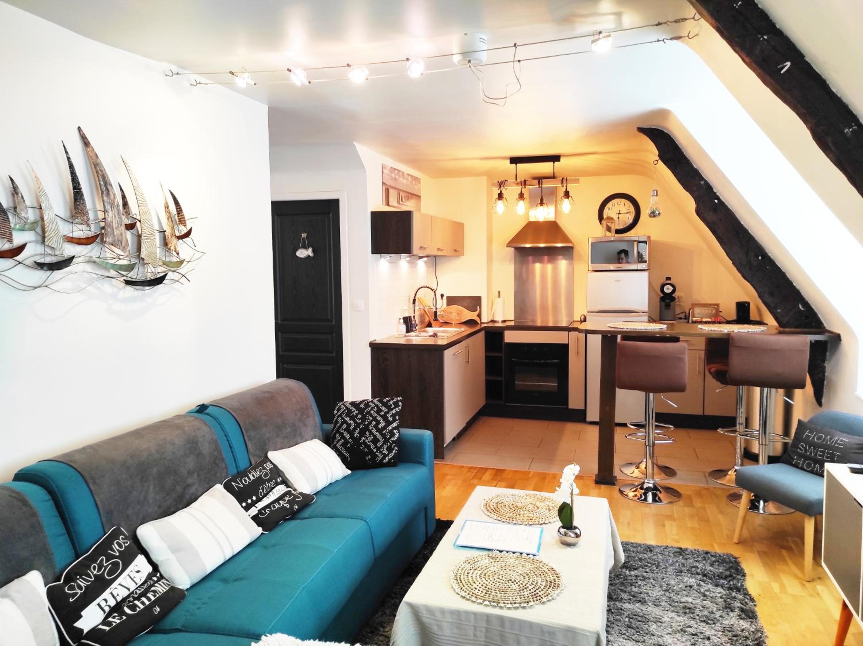 Appartement Saint Malo vue sur mer et sur intra muros, Ferry, plage et commerces à 50 m