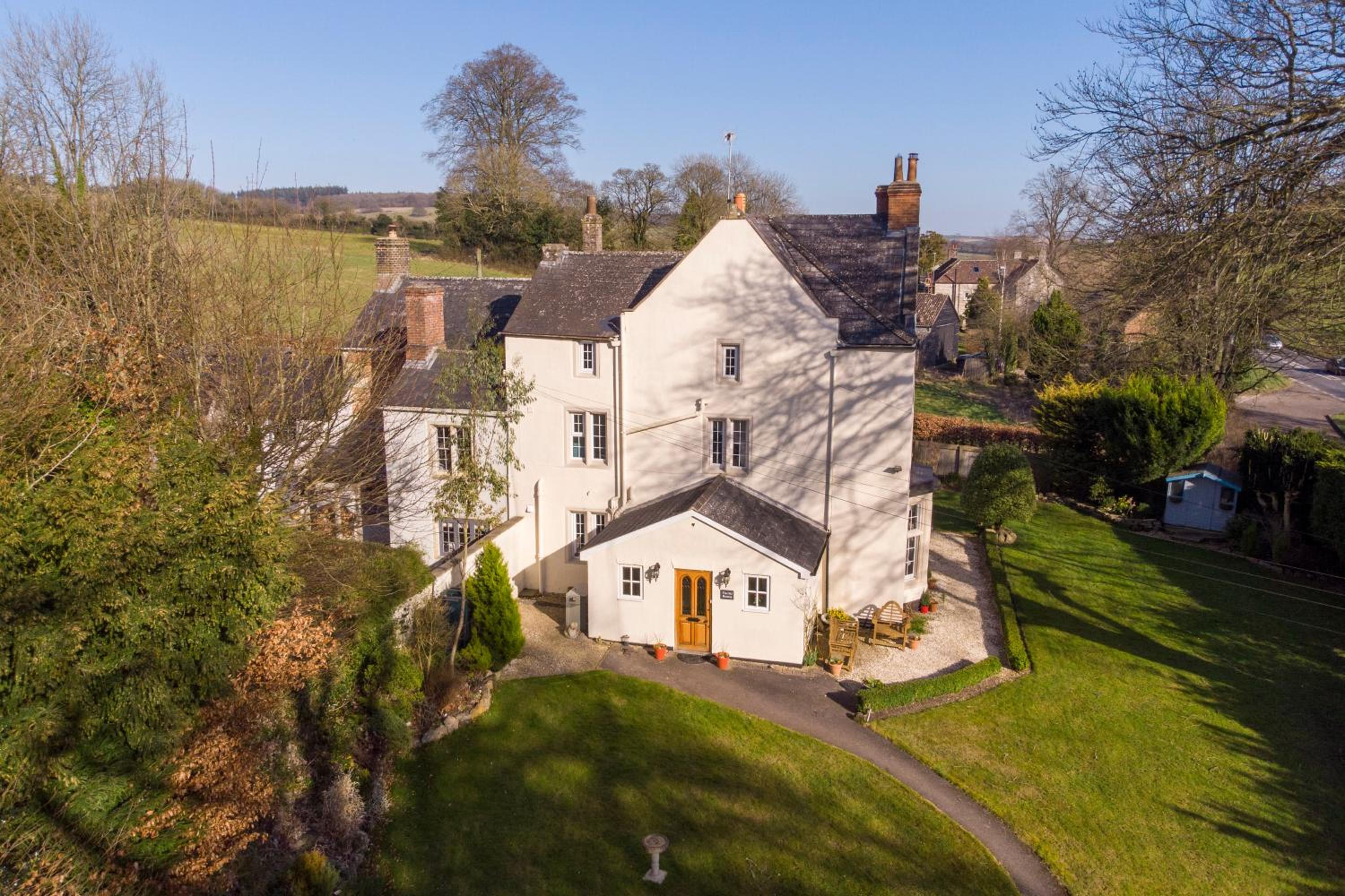 The Old Rectory Chicklade view 2