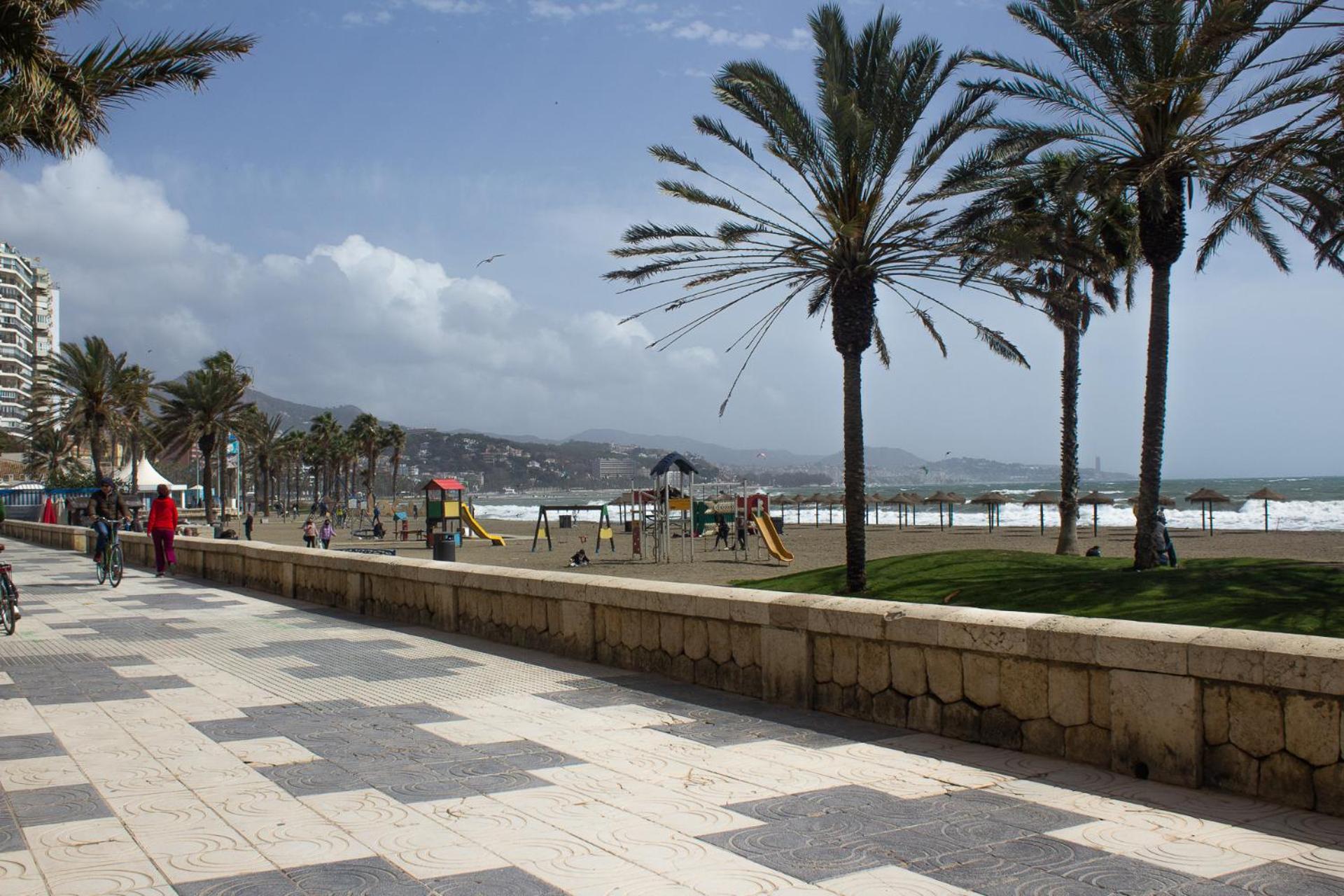 Malagueta, Primera Linea de Playa