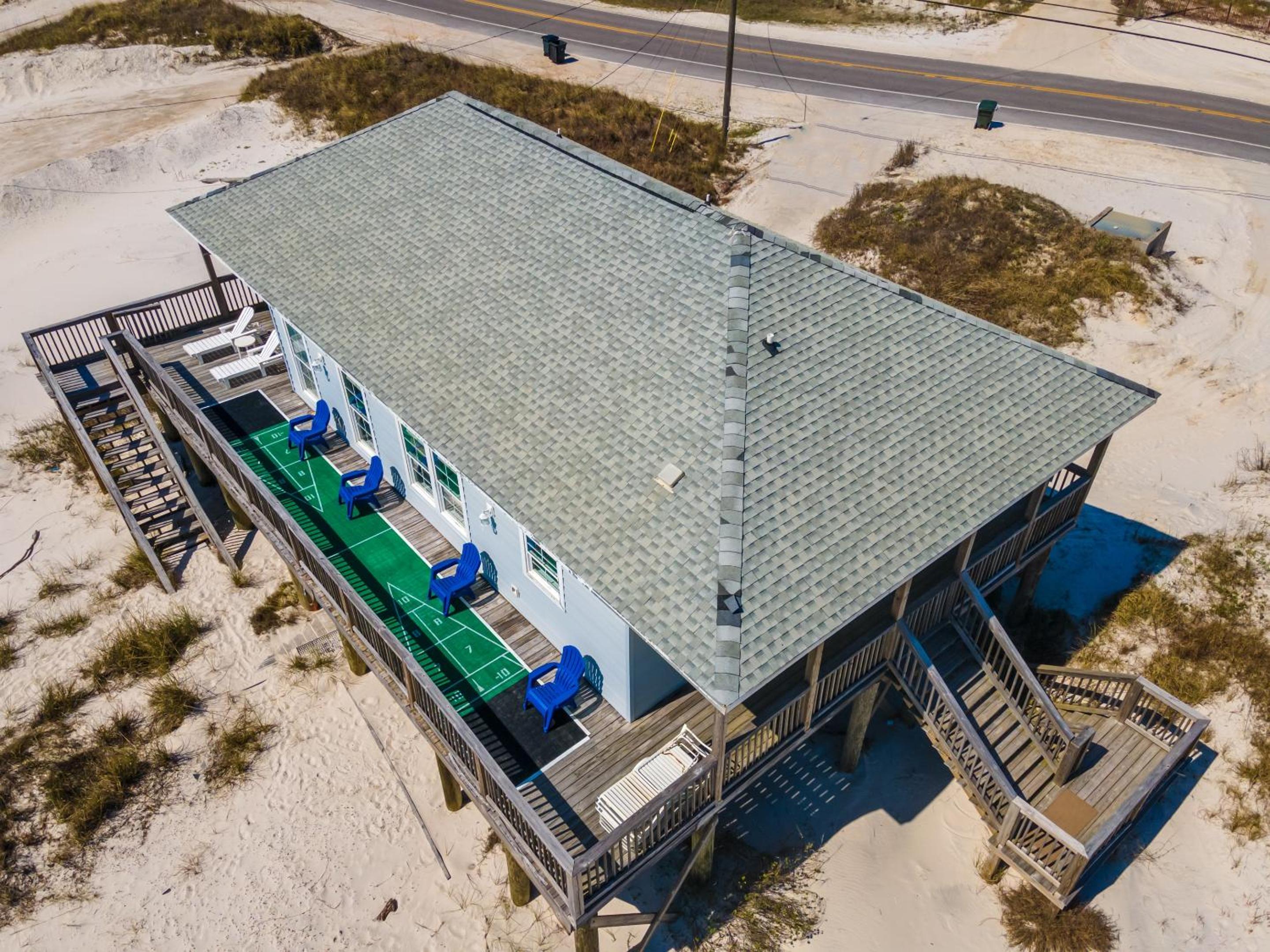 Island Sun - First Row Beach House! Fun and games galore - including a private volleyball pit! home view 4