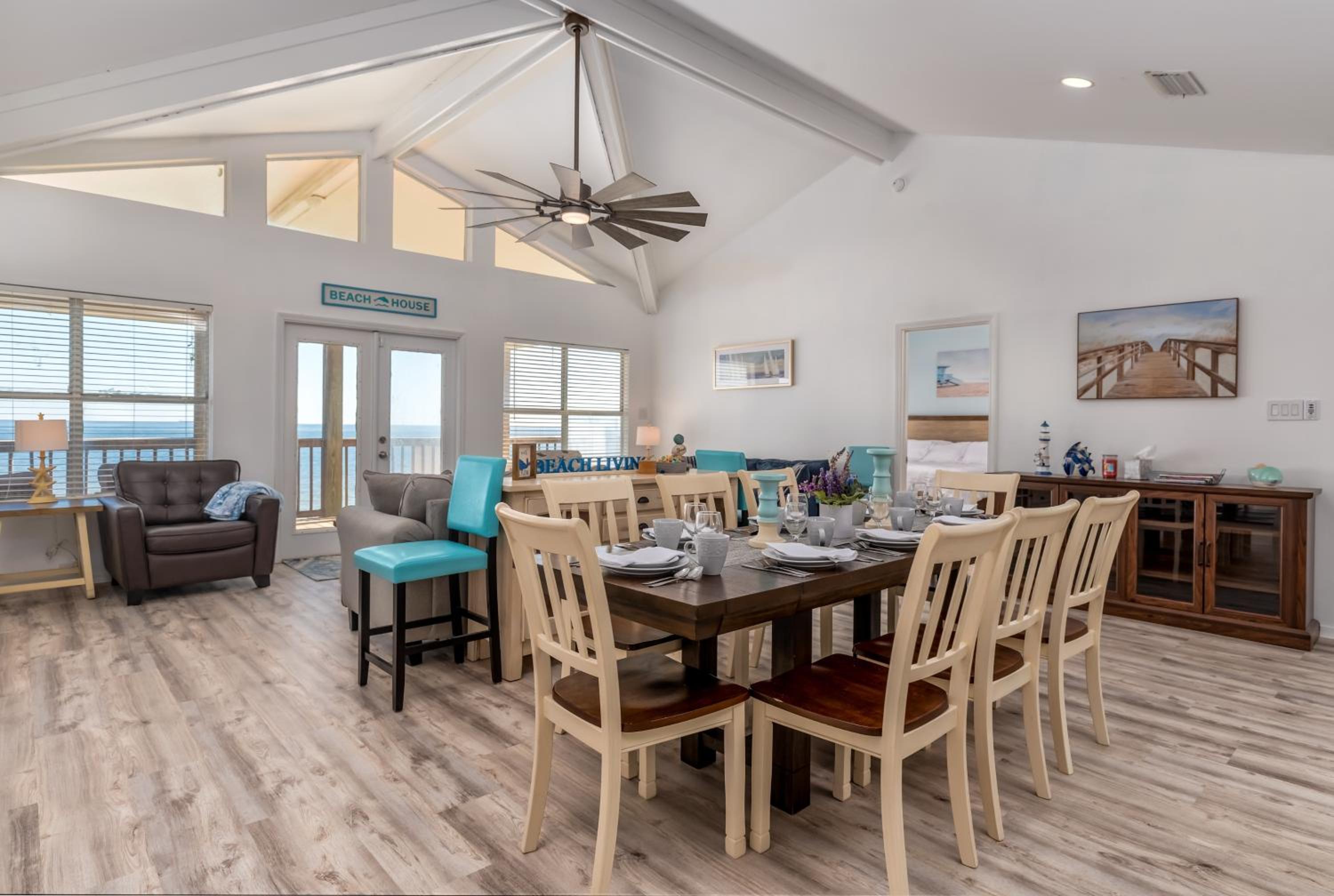 Sun Spot - True Gulf Front Private Home with lovely gulf side deck, home