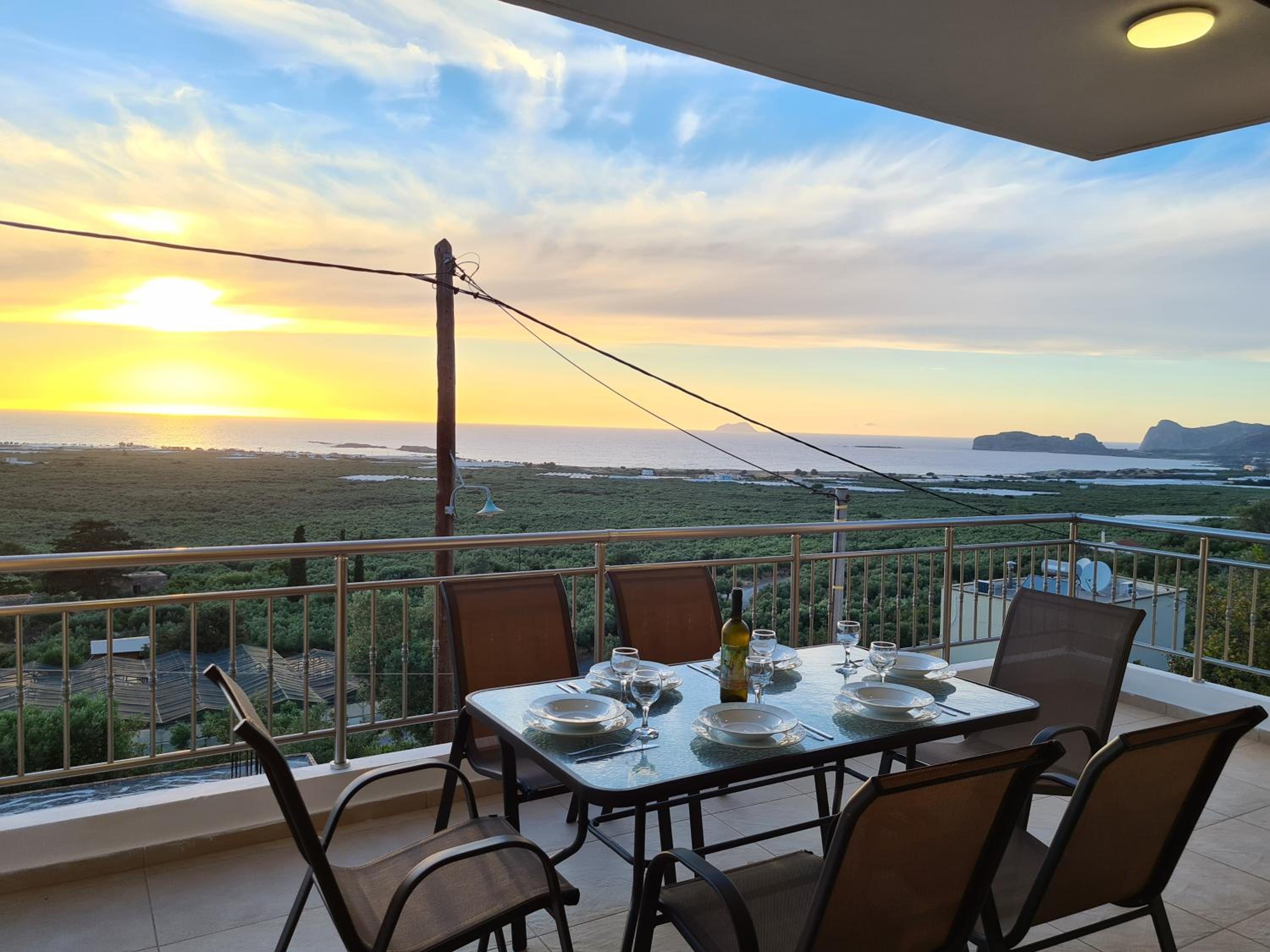 New Villa Kalimera, view to Falasarna beach view 4