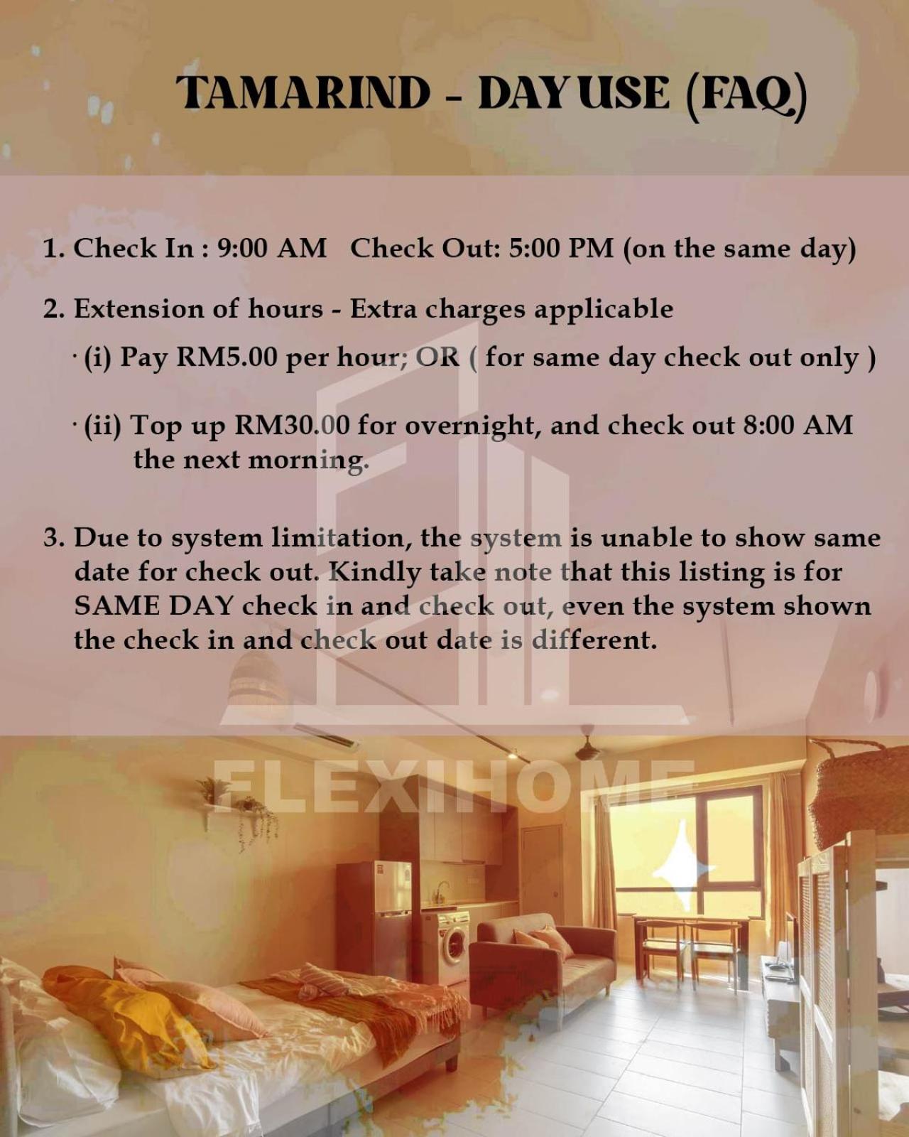10am-6pm, SAME DAY CHECK IN AND CHECK OUT, Work from Home, Comfy & Quiet Tamarind Suites-Cyberjaya by Flexihome-MY photo 8