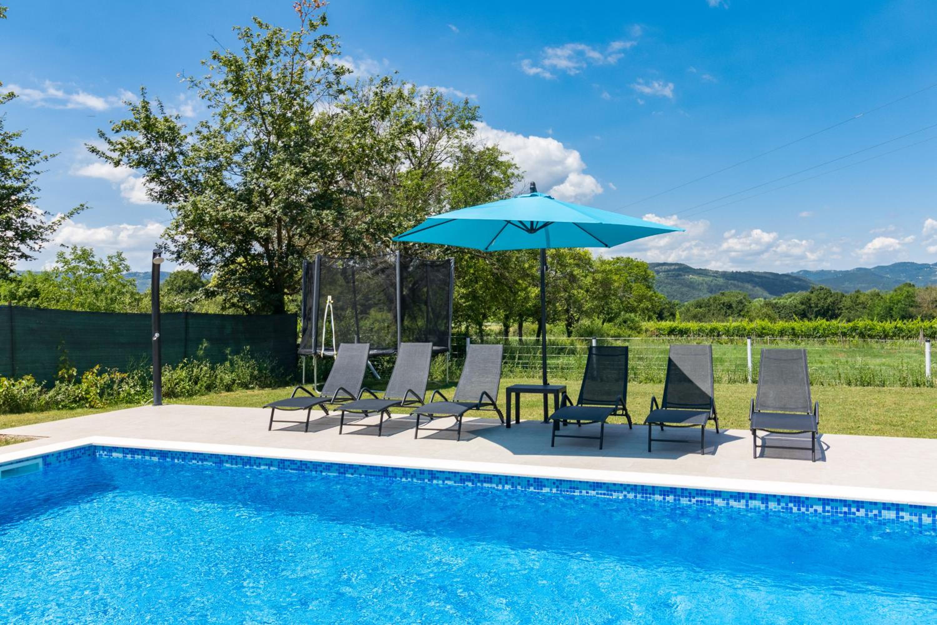 Villa Mario with private heated saltwater pool view 3