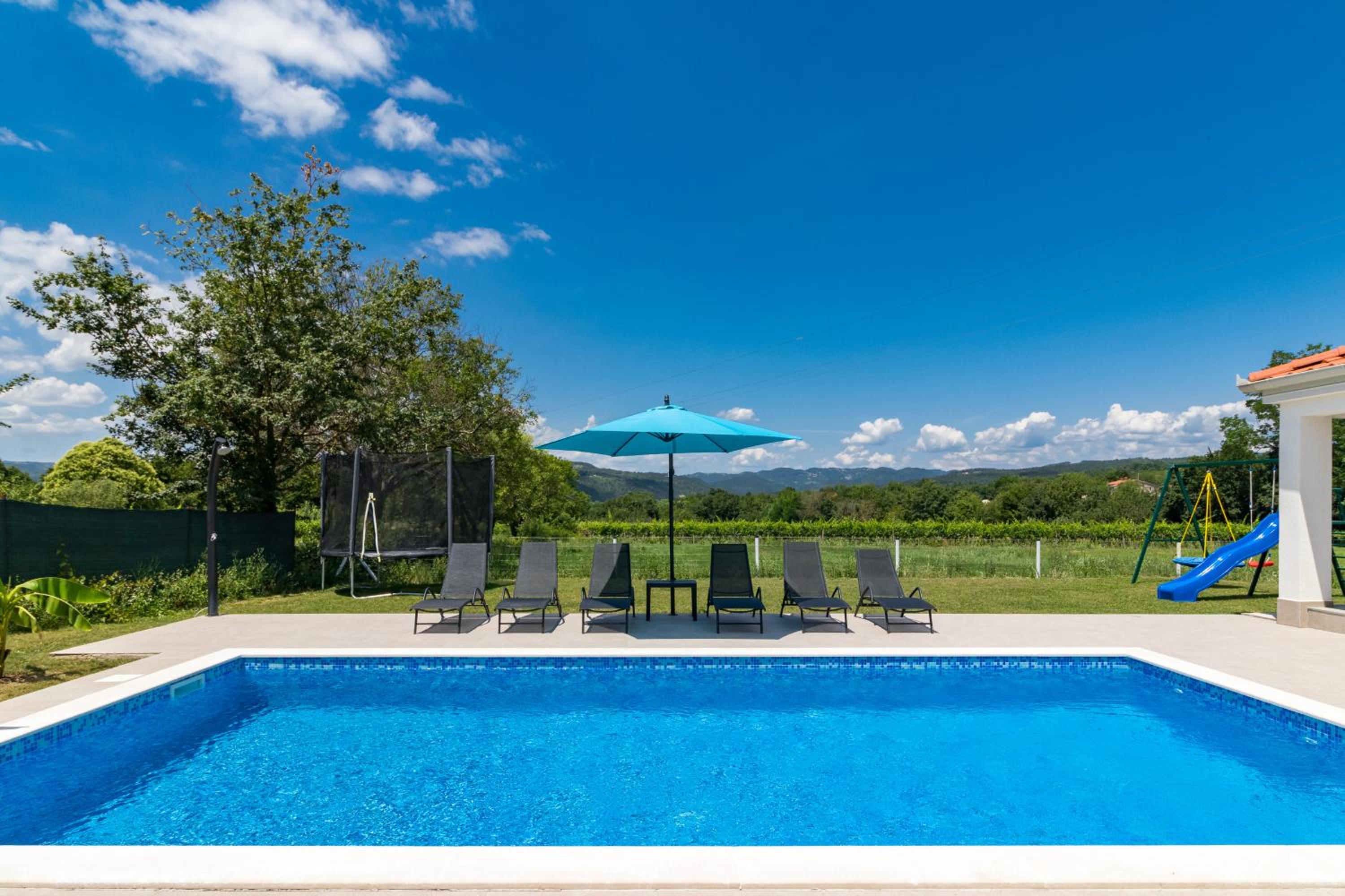Villa Mario with private heated saltwater pool view 5