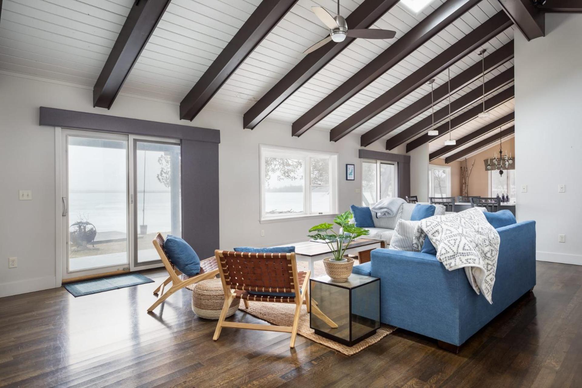 Sandbar Cedar Cottage on Lake Leelanau view 2