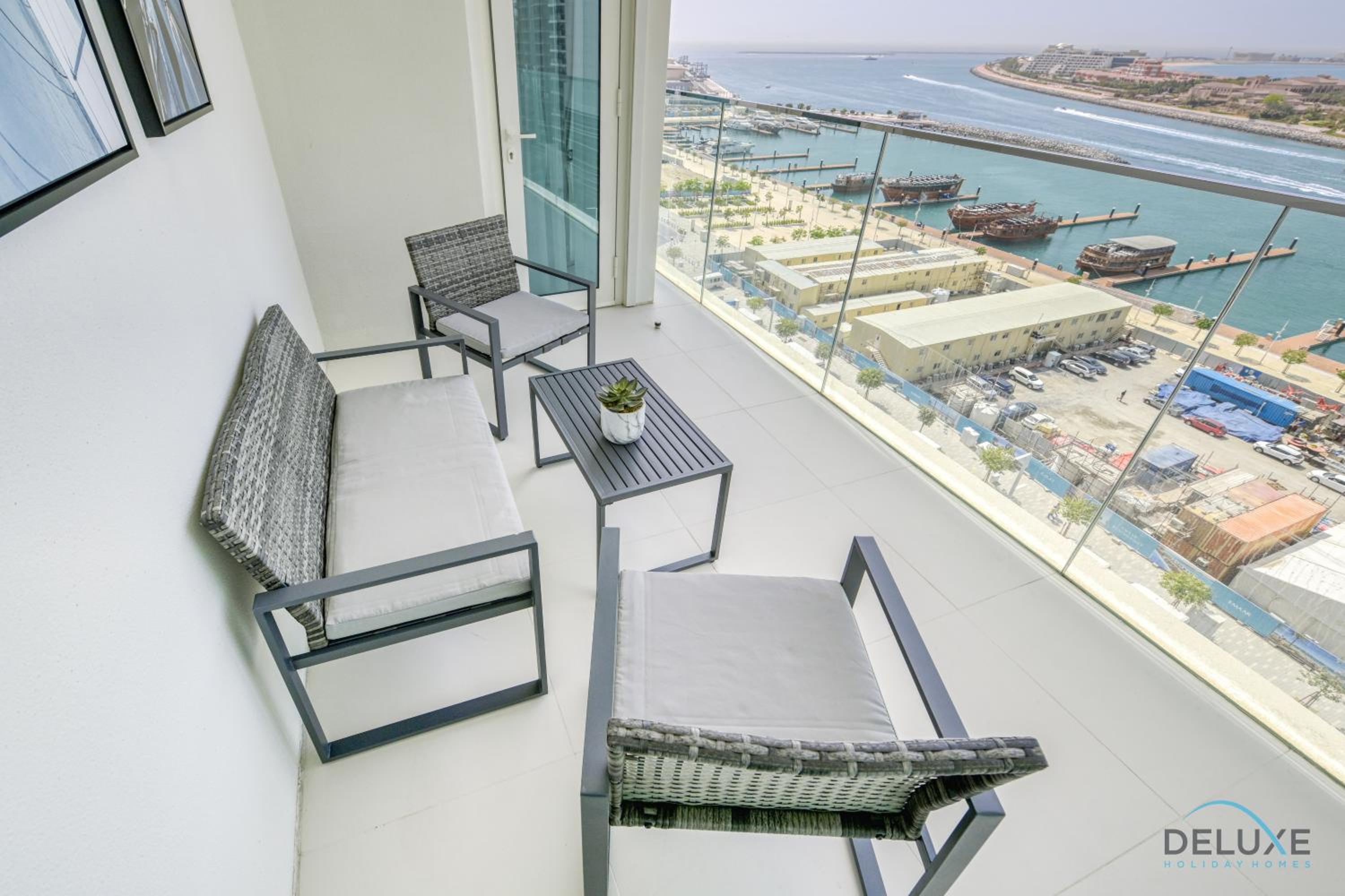 Idyllic 1BR at Sunrise Bay Tower 1 Emaar Beachfront Dubai Marina by Deluxe Holiday Homes